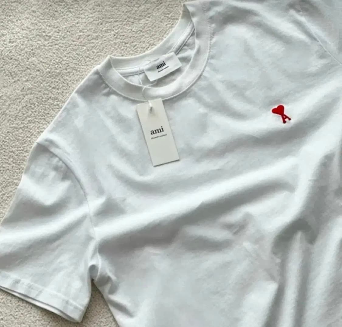 아미 반팔티 새상품 블랙/네이비/화이트 판매 상품이미지3