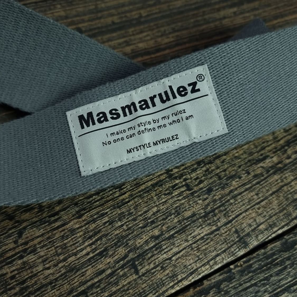 [마스마룰즈] 로고 패치 크로스백 블랙 M18875 상품이미지6