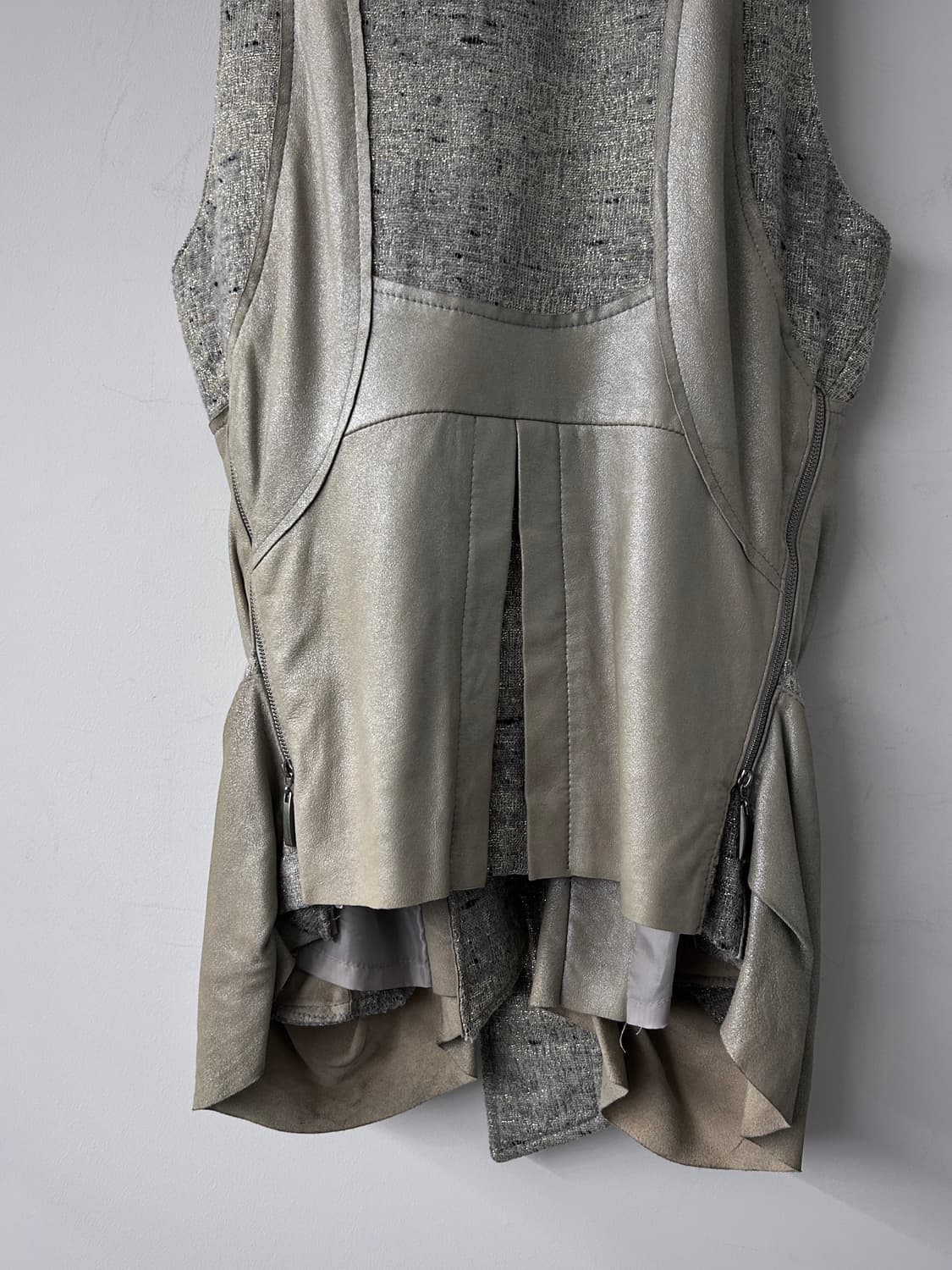 데무 트위드 드레이프 베스트 상품이미지7