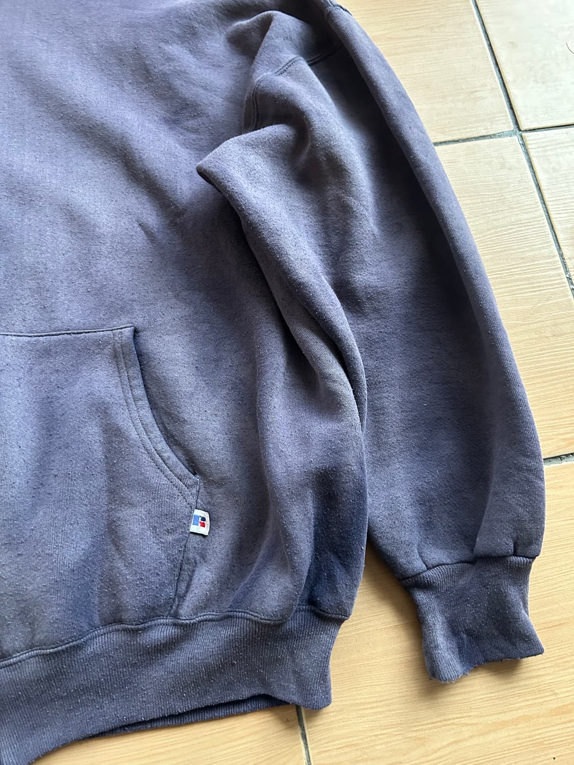 90‘s USA 러셀 썬페이드 후드집업4XL 상품이미지2