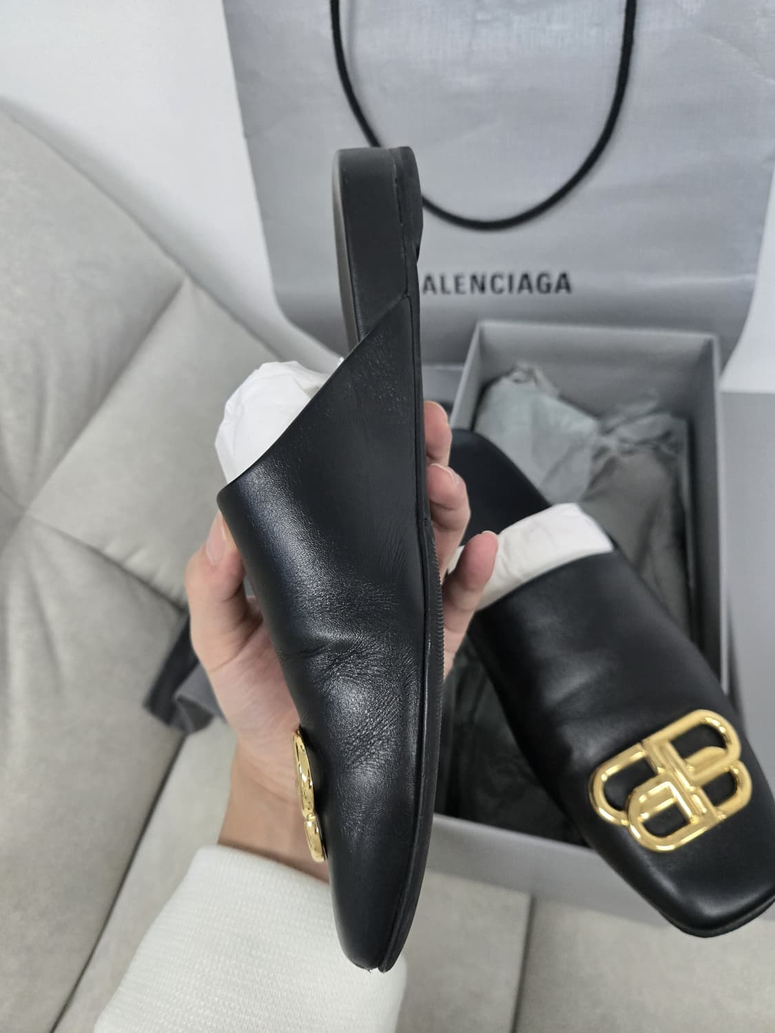 [보증서 정품]발렌시아가 로퍼 슬리퍼 상품이미지2