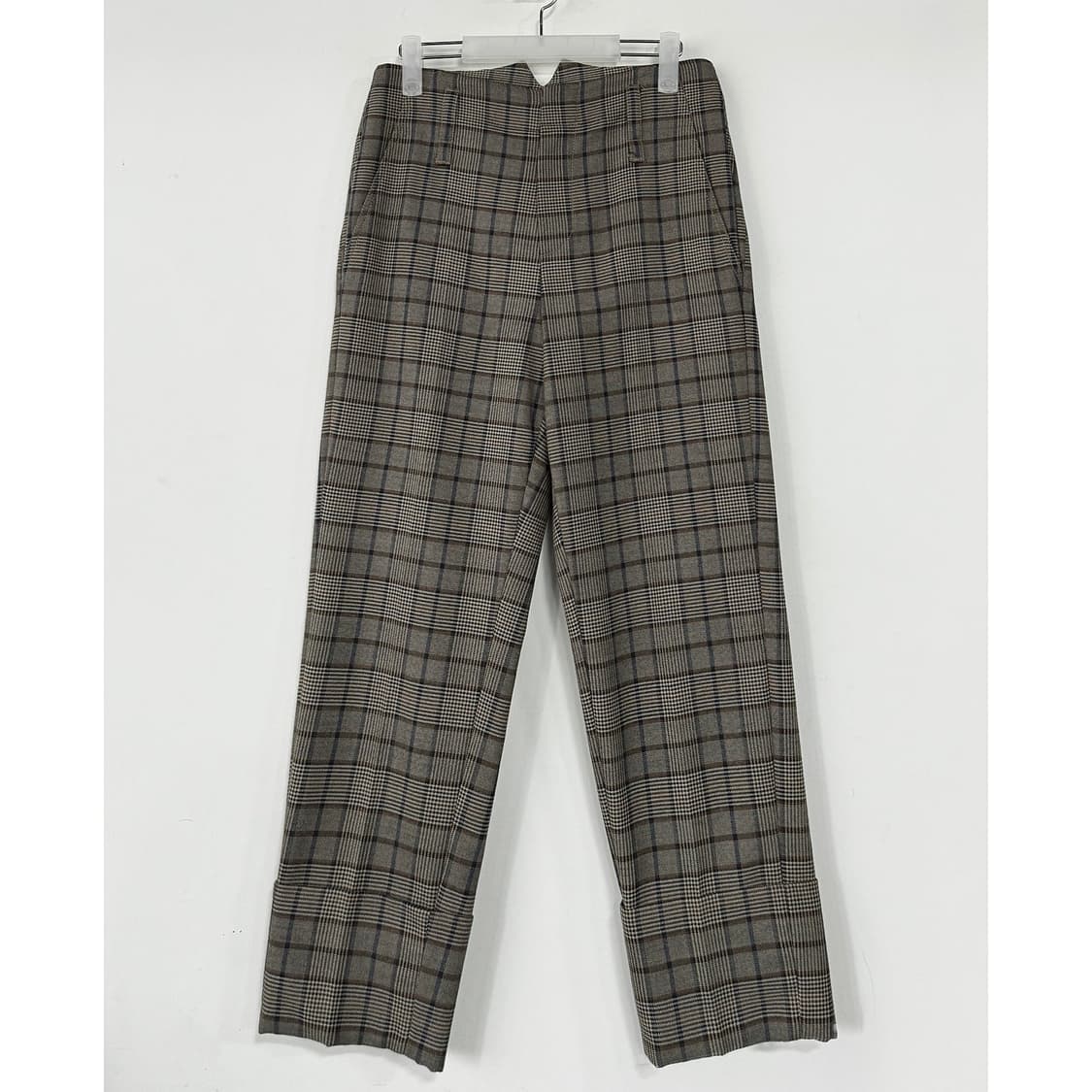 브루넬로쿠치넬리 체크 울 팬츠 상품이미지3