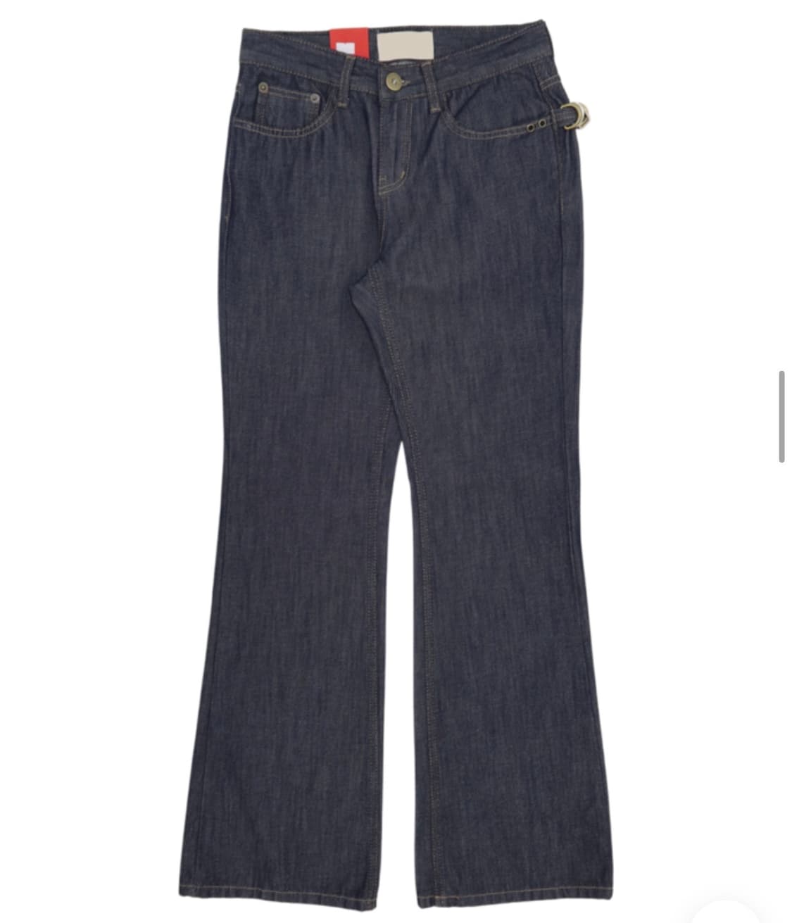 [OOTJ] 루인 디링 로우 논페이드 생지 부츠컷 데님 상품이미지2