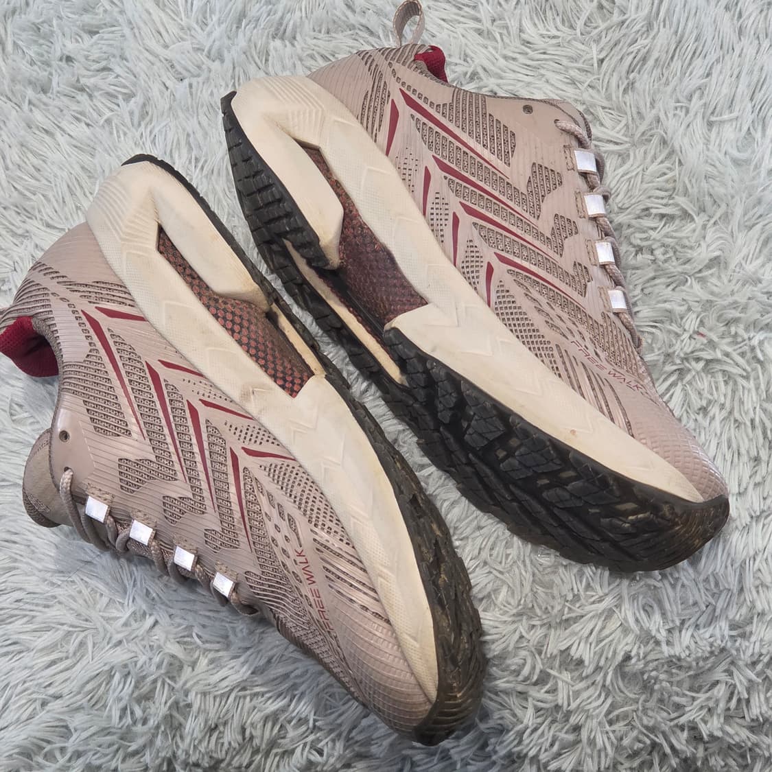 7q-26:네파 ALIFE 러닝화 베이지 레드 (250mm) 상품이미지7