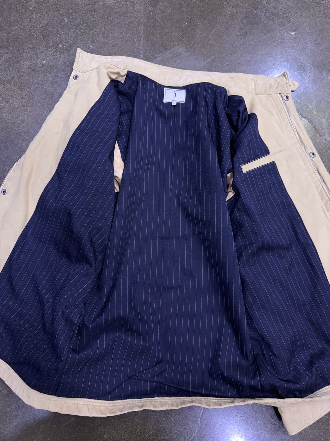 DJ Honda 에코 스웨이드 필드자켓 야상 베이지 L 상품이미지8