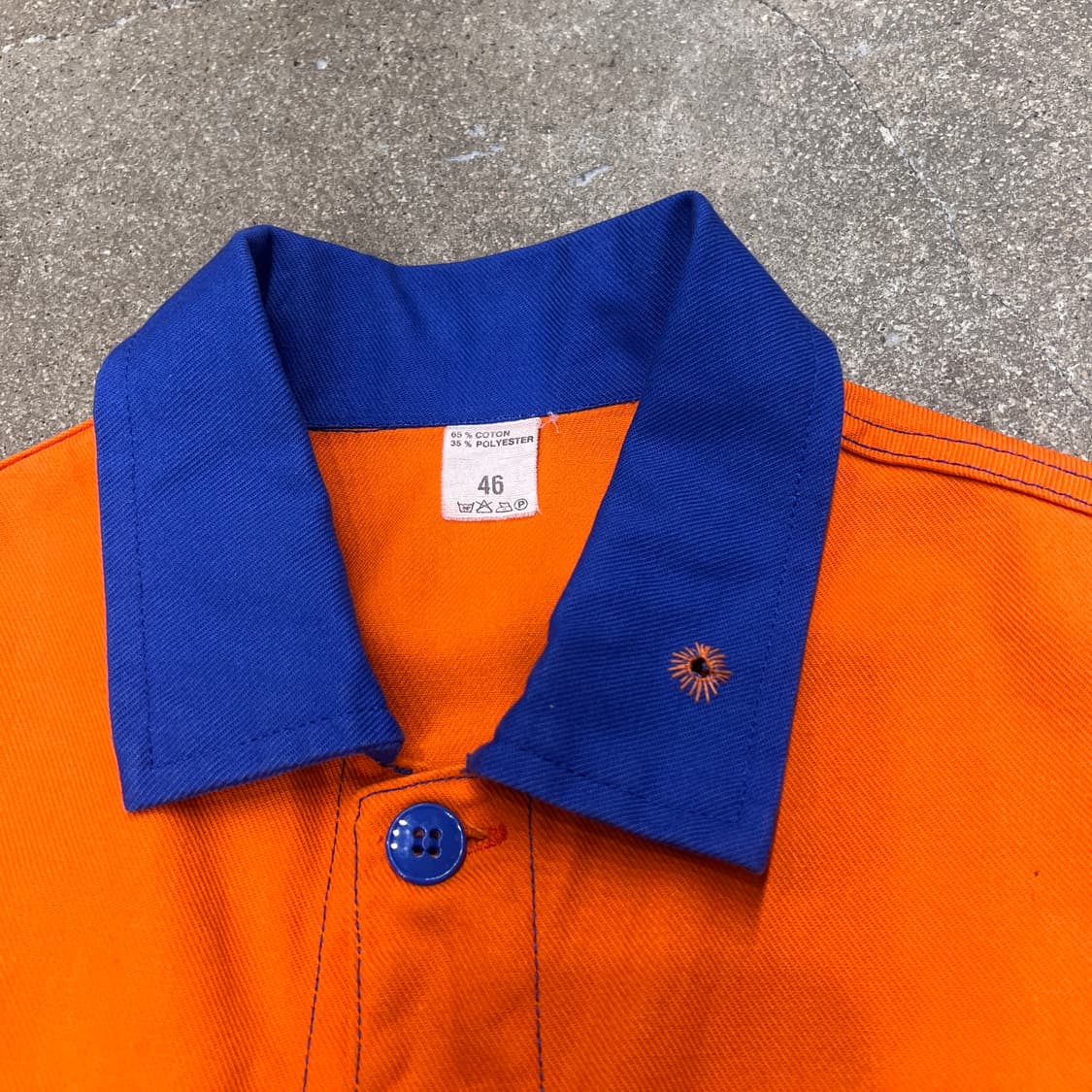 프렌치 블루 워크 자켓 (Handmade) 상품이미지4