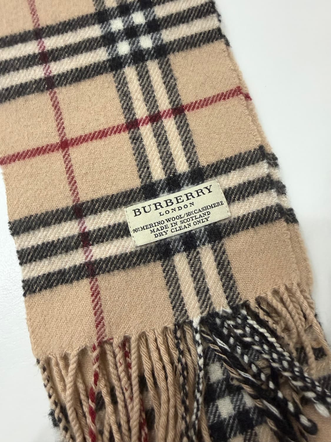 버버리 메리노울 캐시미어 머플러 상품이미지2