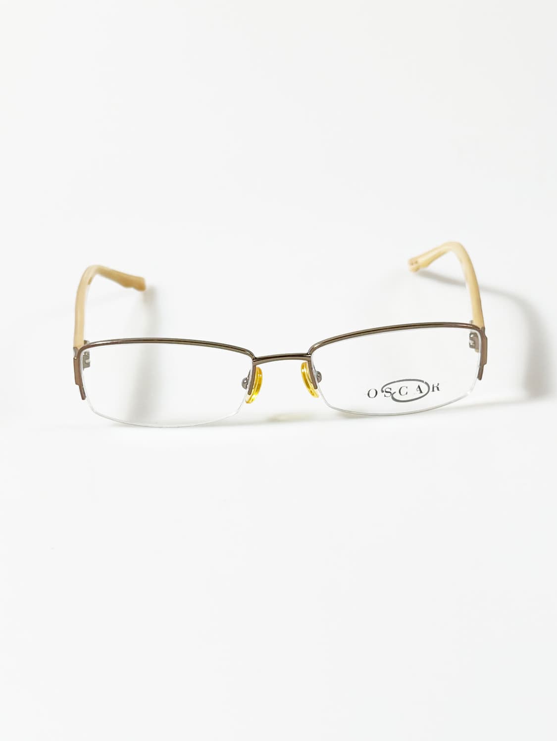 OSCAR De La Renta 반무테 스퀘어 메탈 빈티지 안경 상품이미지2