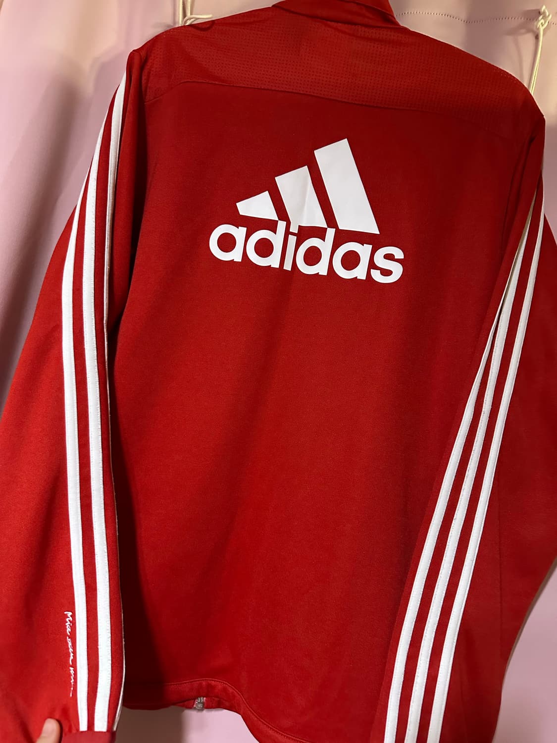 아디다스 FC 바이에른 뮌헨 트랙탑 레드 아디다스져지 아디다스 삼선 집업 상품이미지2