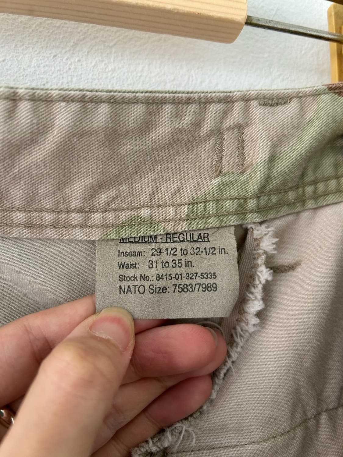 90's U.S Army Desert Camo BDU Combat PT 상품이미지3
