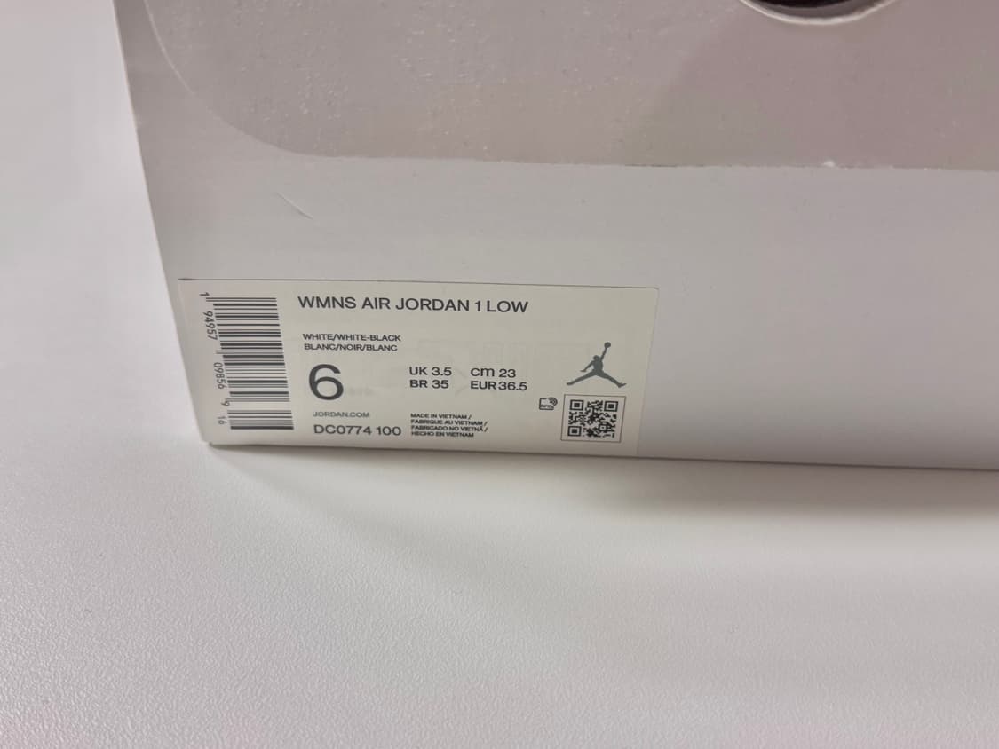 [230] 나이키 조던 1 로우 흰검 판다 상품이미지9