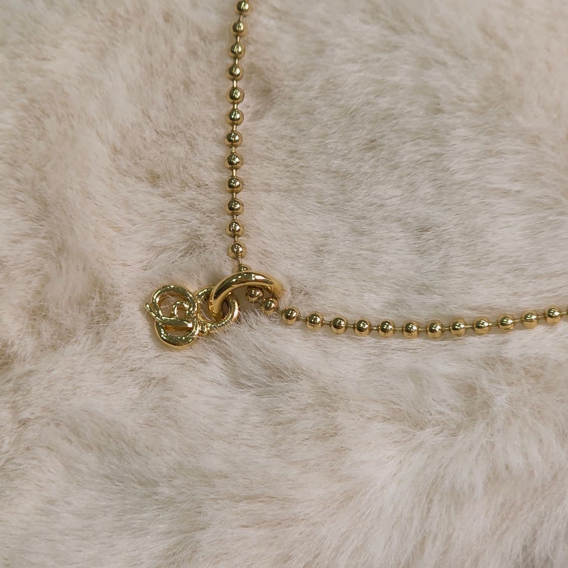 크리스찬 디올 미니 CD 로고 볼체인 목걸이 상품이미지1