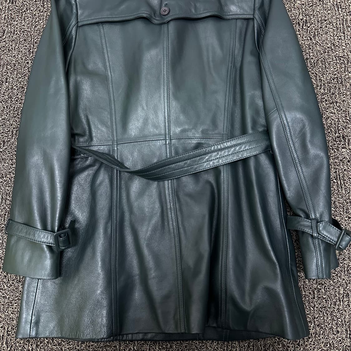 ROBO 로보 양가죽 여성 트렌치 코트 66사이즈 상품이미지7
