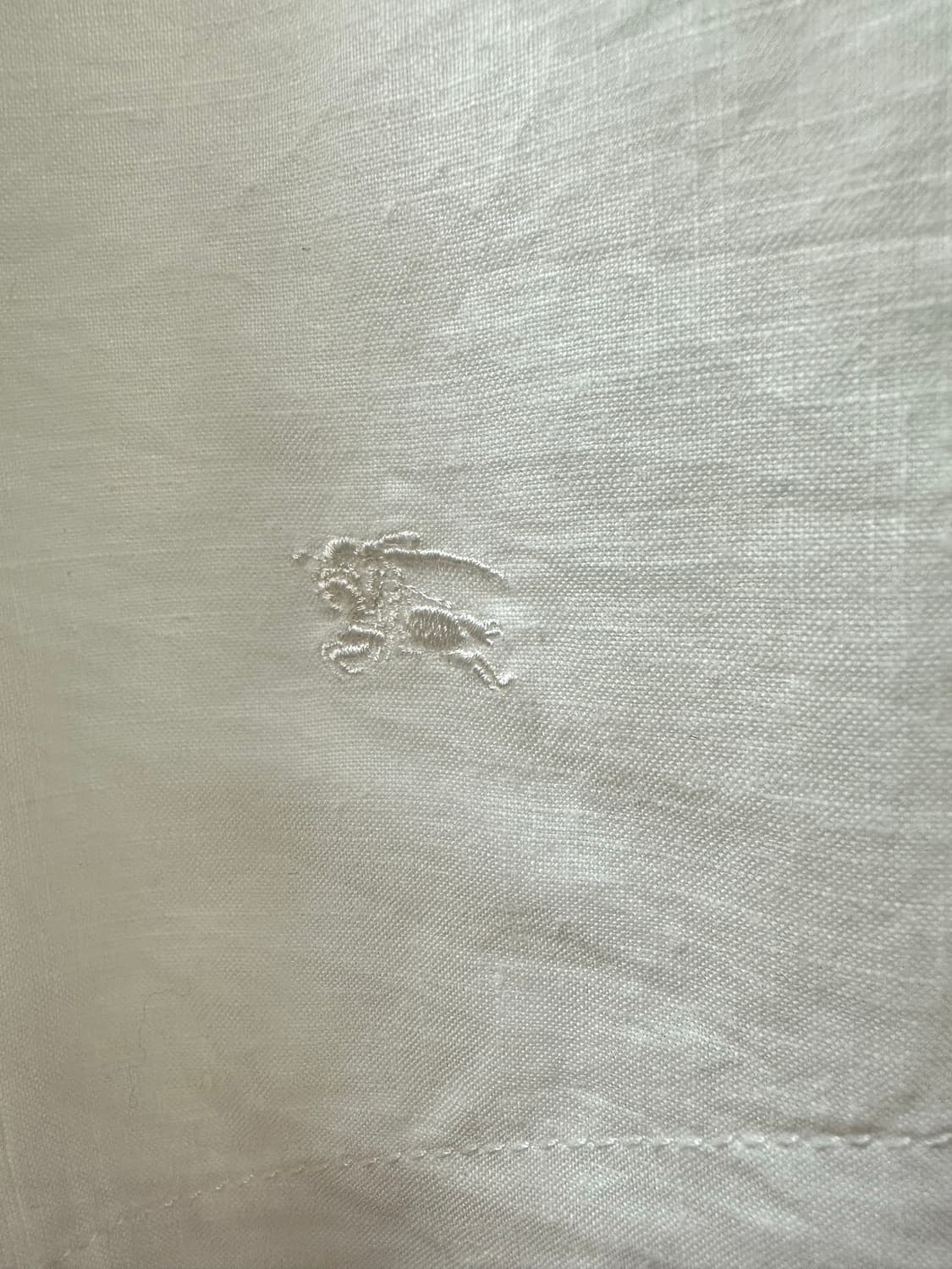 Burberry 버버리 린넨 100% 버튼 블라우스 상품이미지3