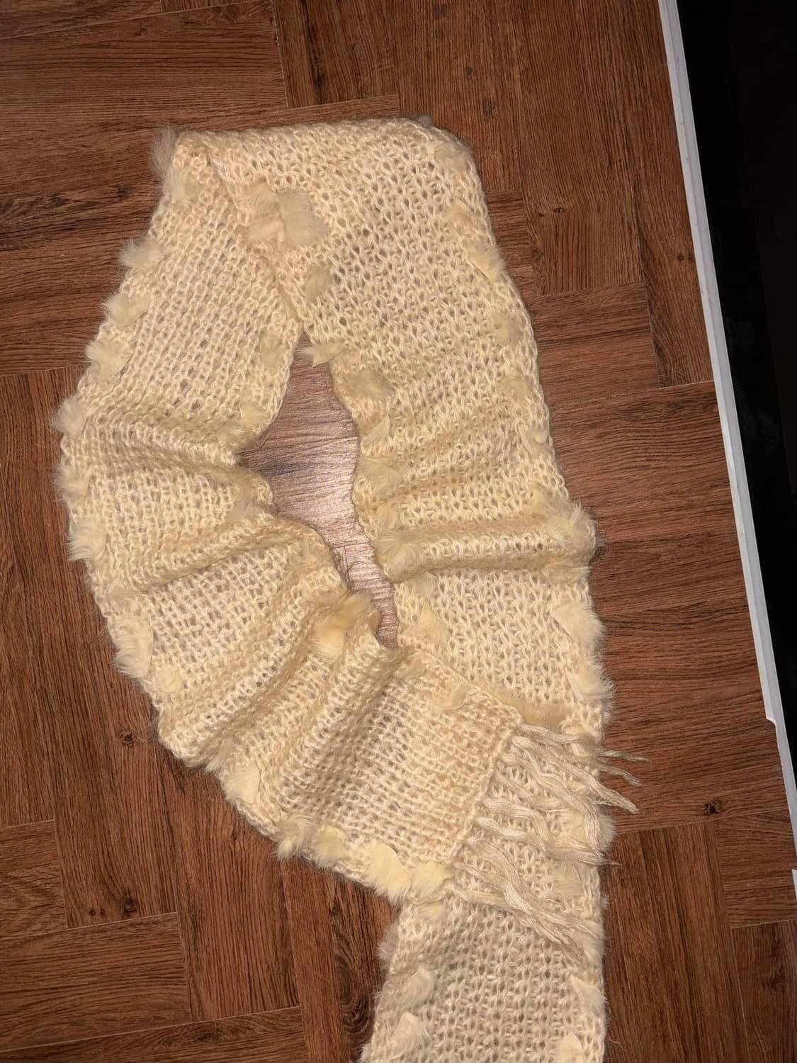 핸드메이드 모헤어 머플러 상품이미지3