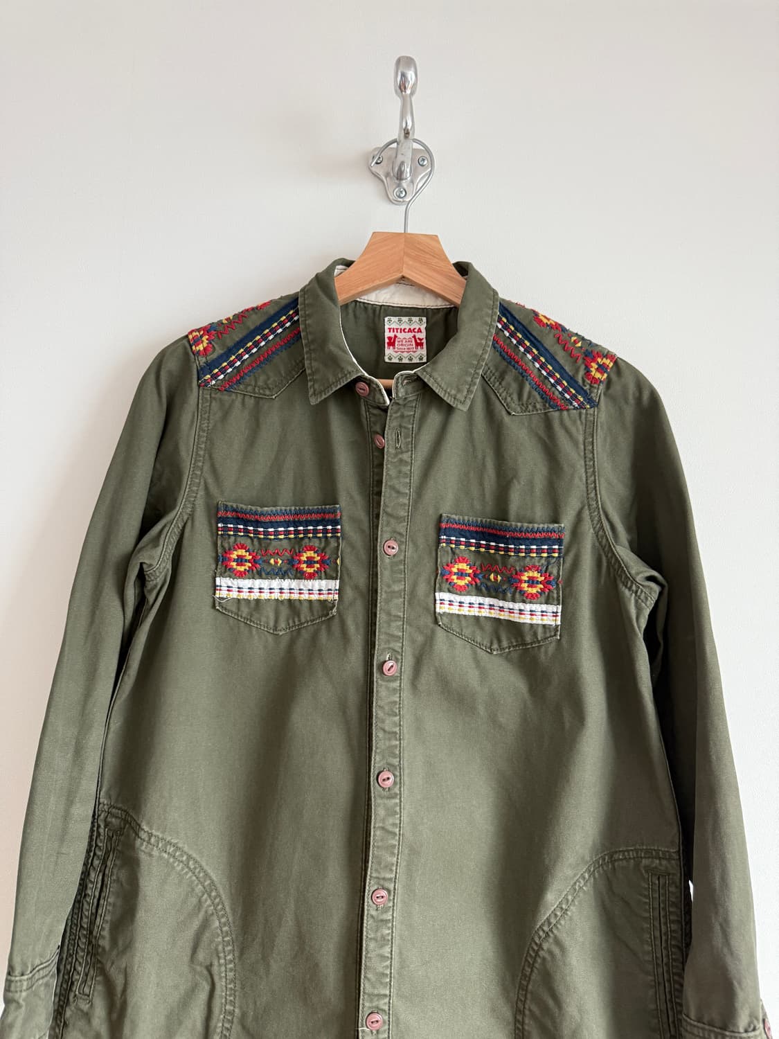 티티카카(TITICACA) 에스닉 셔츠 원피스 상품이미지2