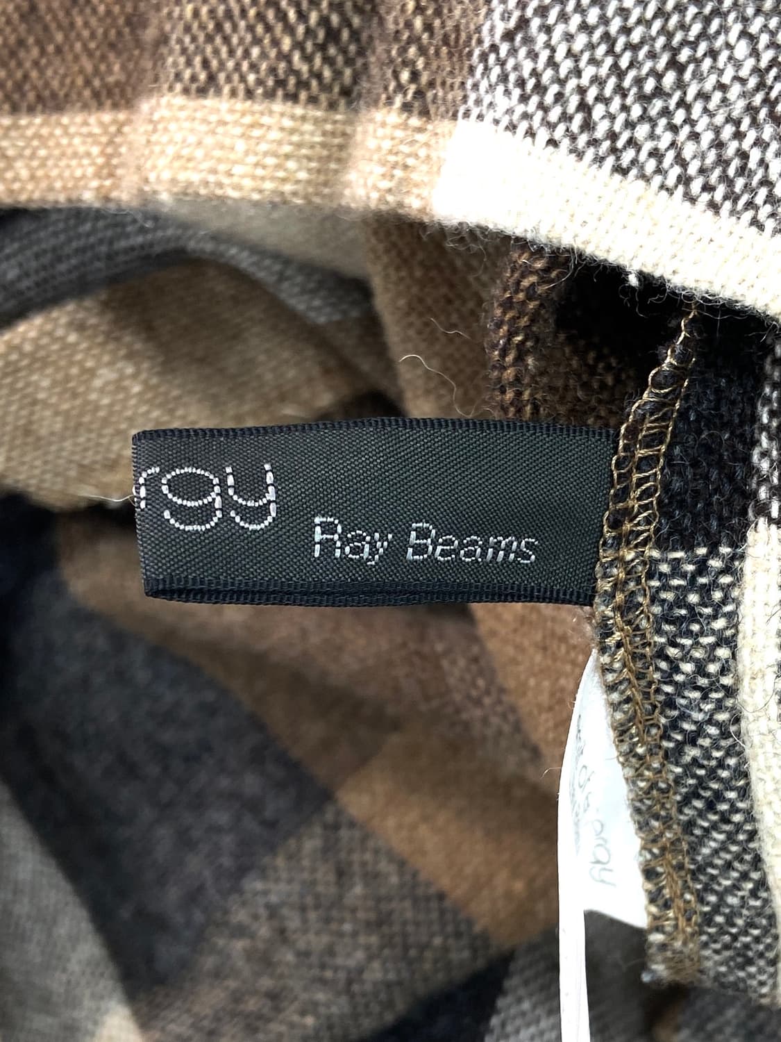 Beams ribbon check sleeveless 상품이미지7