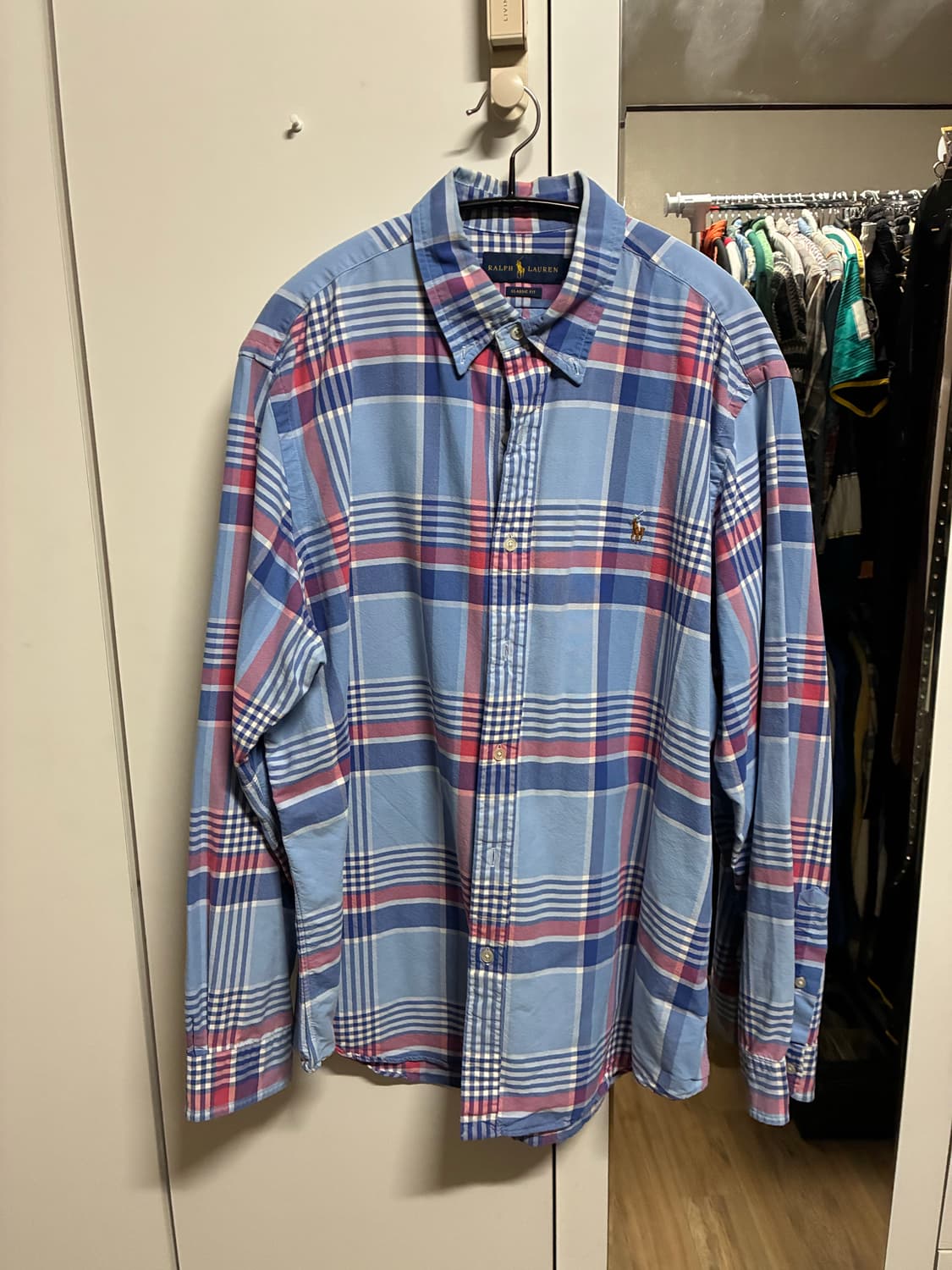 👕 [새상품] 폴로랄프로렌 체크 셔츠 XL/105 상품이미지1