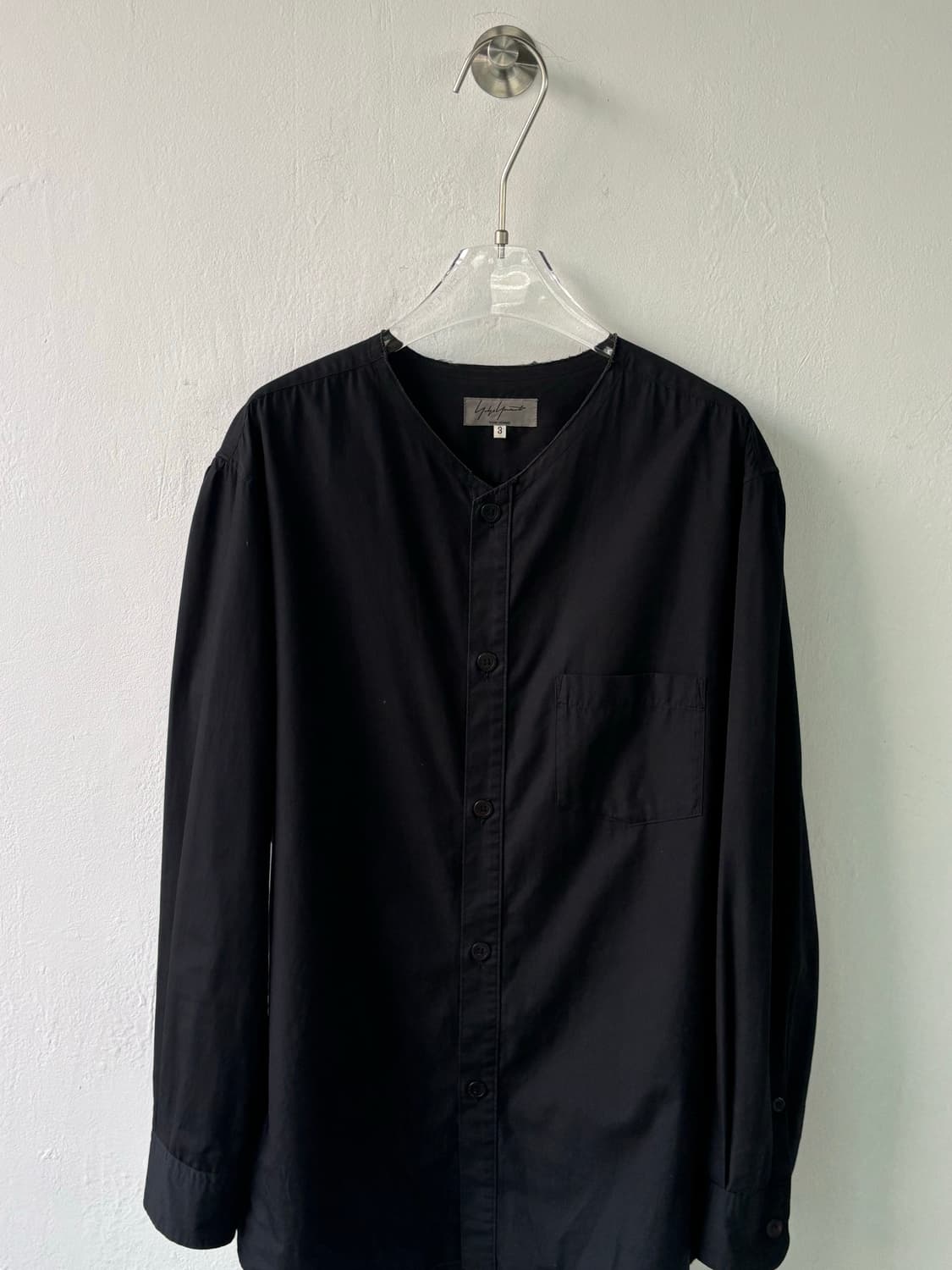 요지야마모토 뿌르옴므 컷아웃 셔츠 상품이미지5