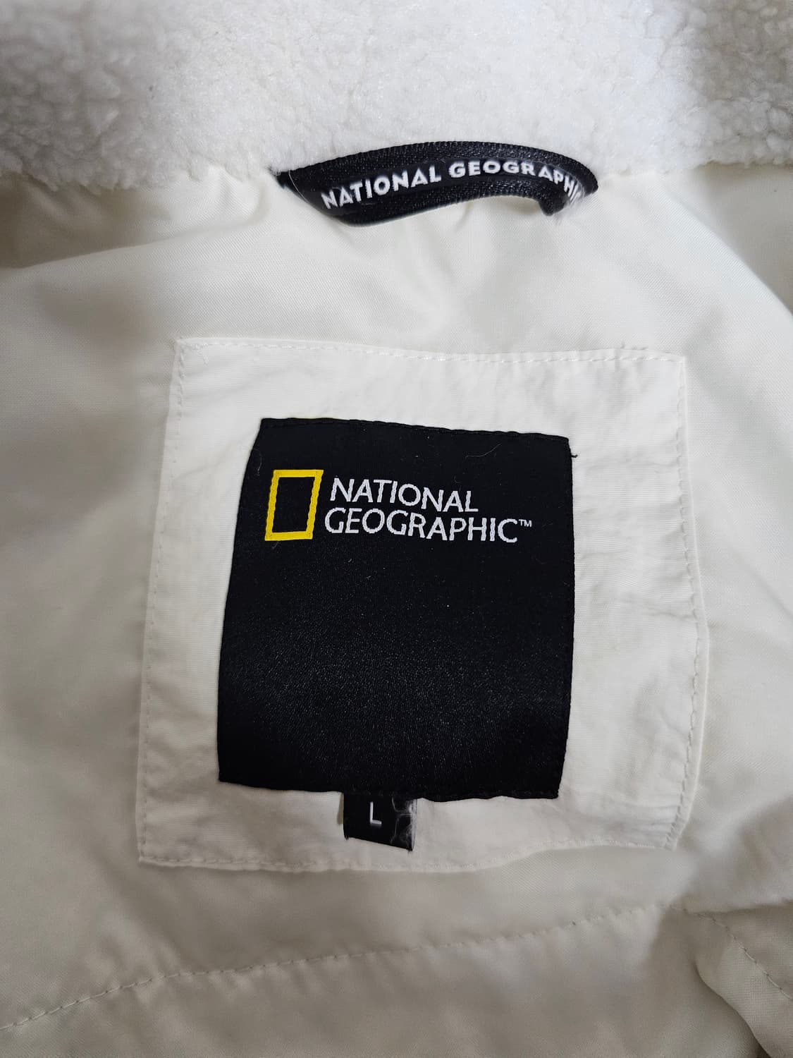 내셔널지오그래픽 플리스 덕다운 패딩조끼 L 상품이미지3