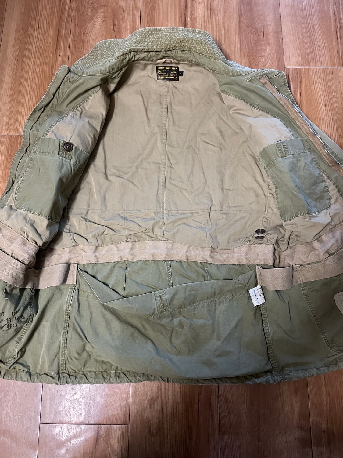 오리지날 랄프로렌 폴로 유니언잭 컴뱃 야상 상품이미지4