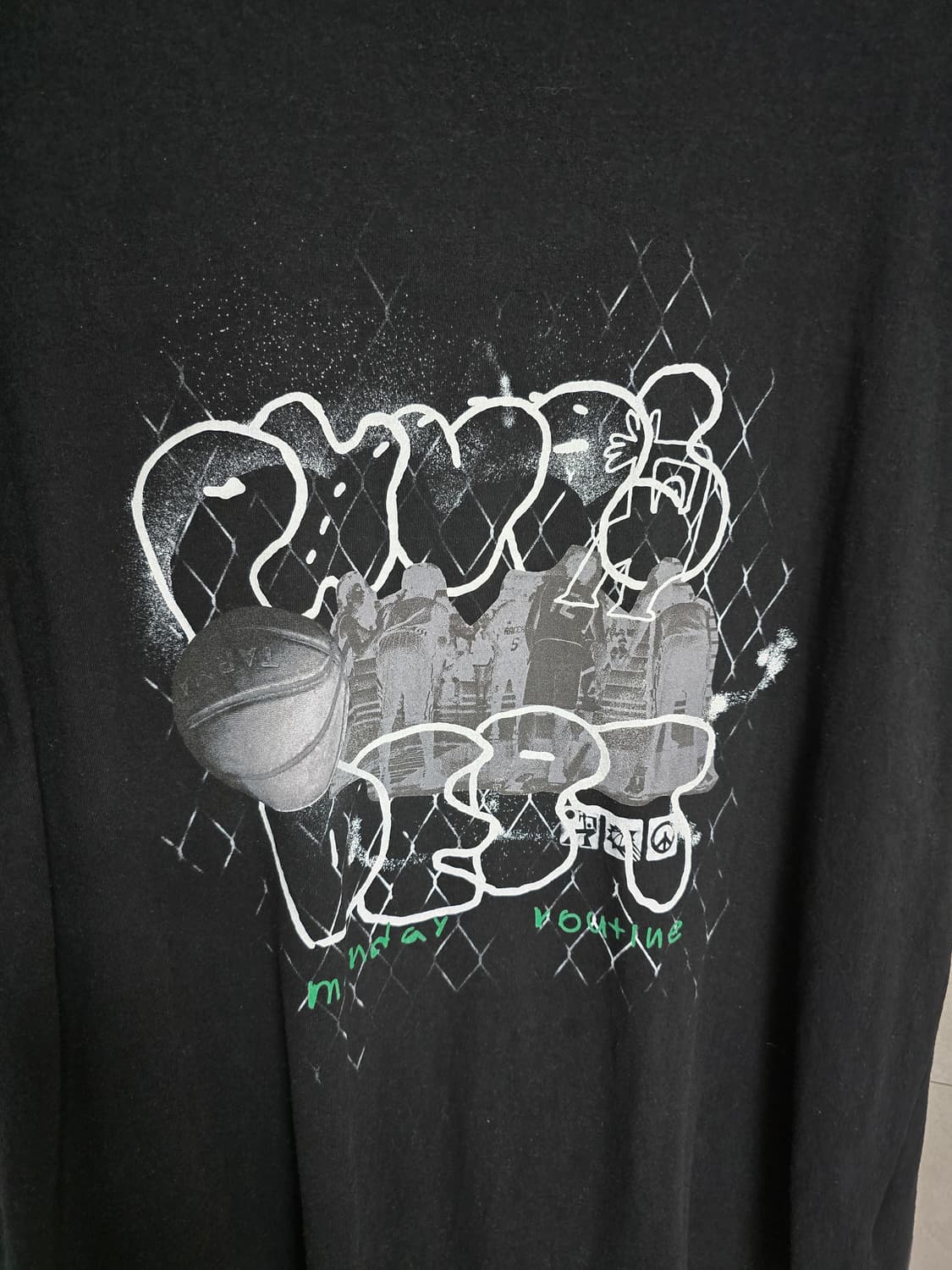 Peeps 핍스 프린팅 반팔 XL 상품이미지3