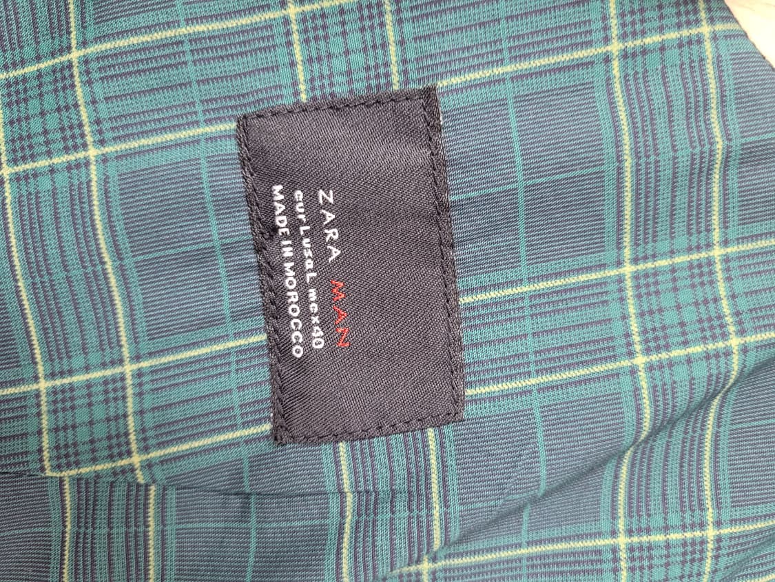 자라 ZARAMAN V넥 4버튼 조끼 100 블랙 상품이미지10