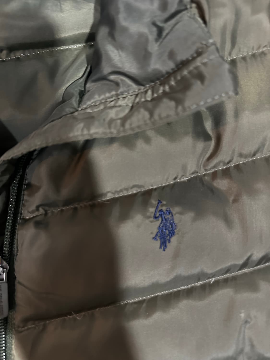 폴로 아센 경량 패딩 점퍼 카키 상품이미지2