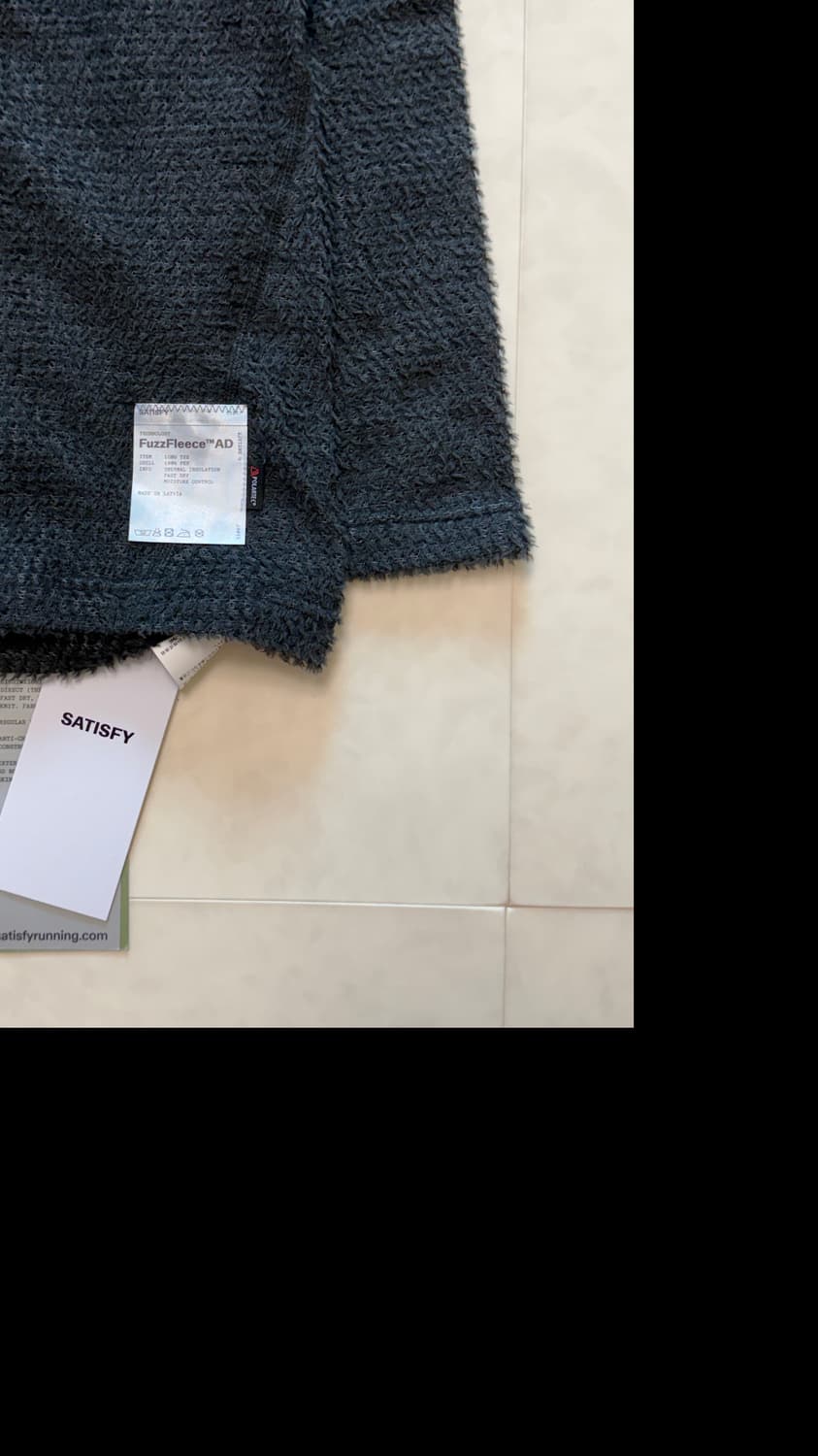 새티스파이 퍼즈플리스 롱슬리브 팬텀 상품이미지3