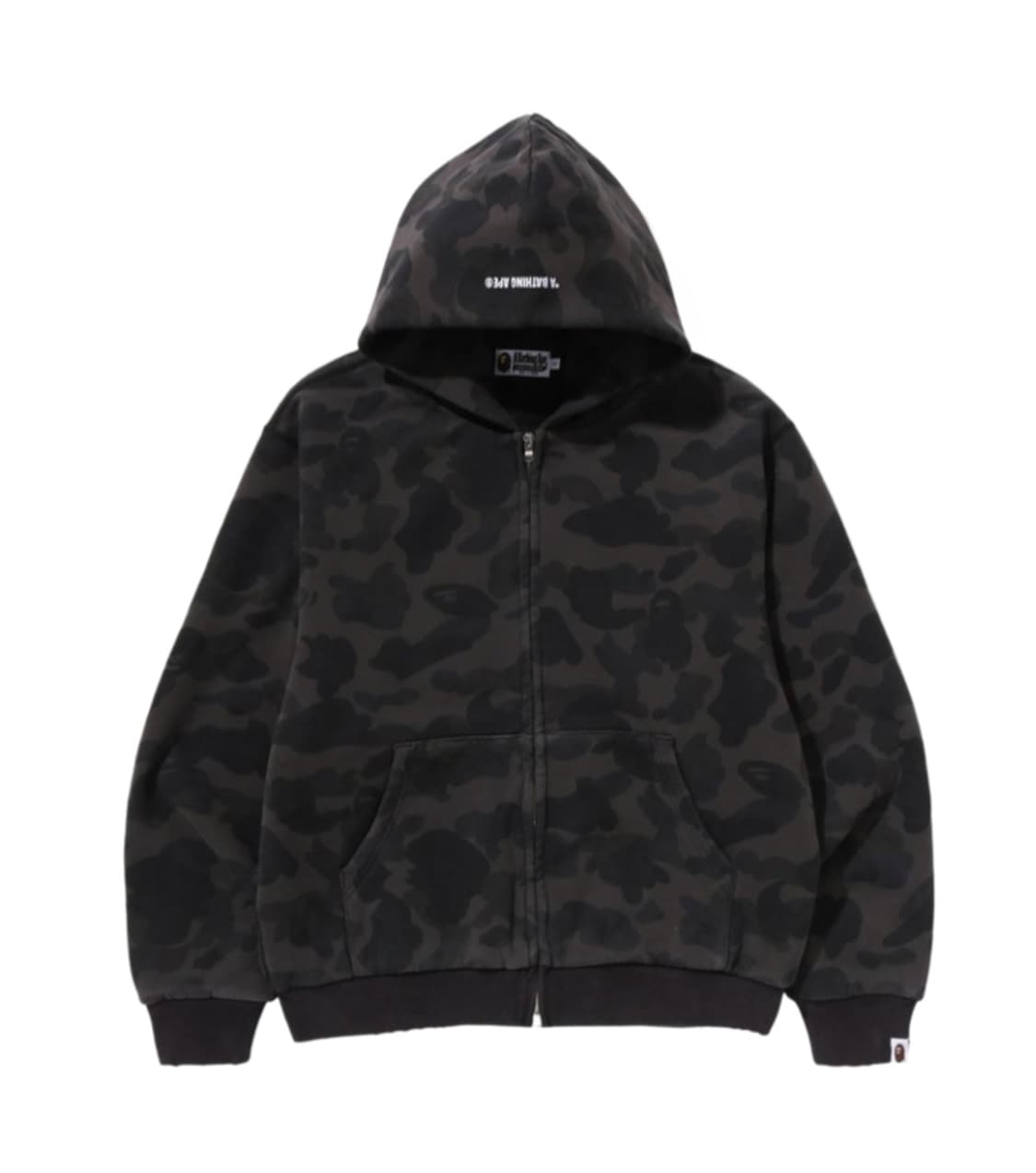 베이프 퍼스트 카모 후드집업 블랙 상품이미지1