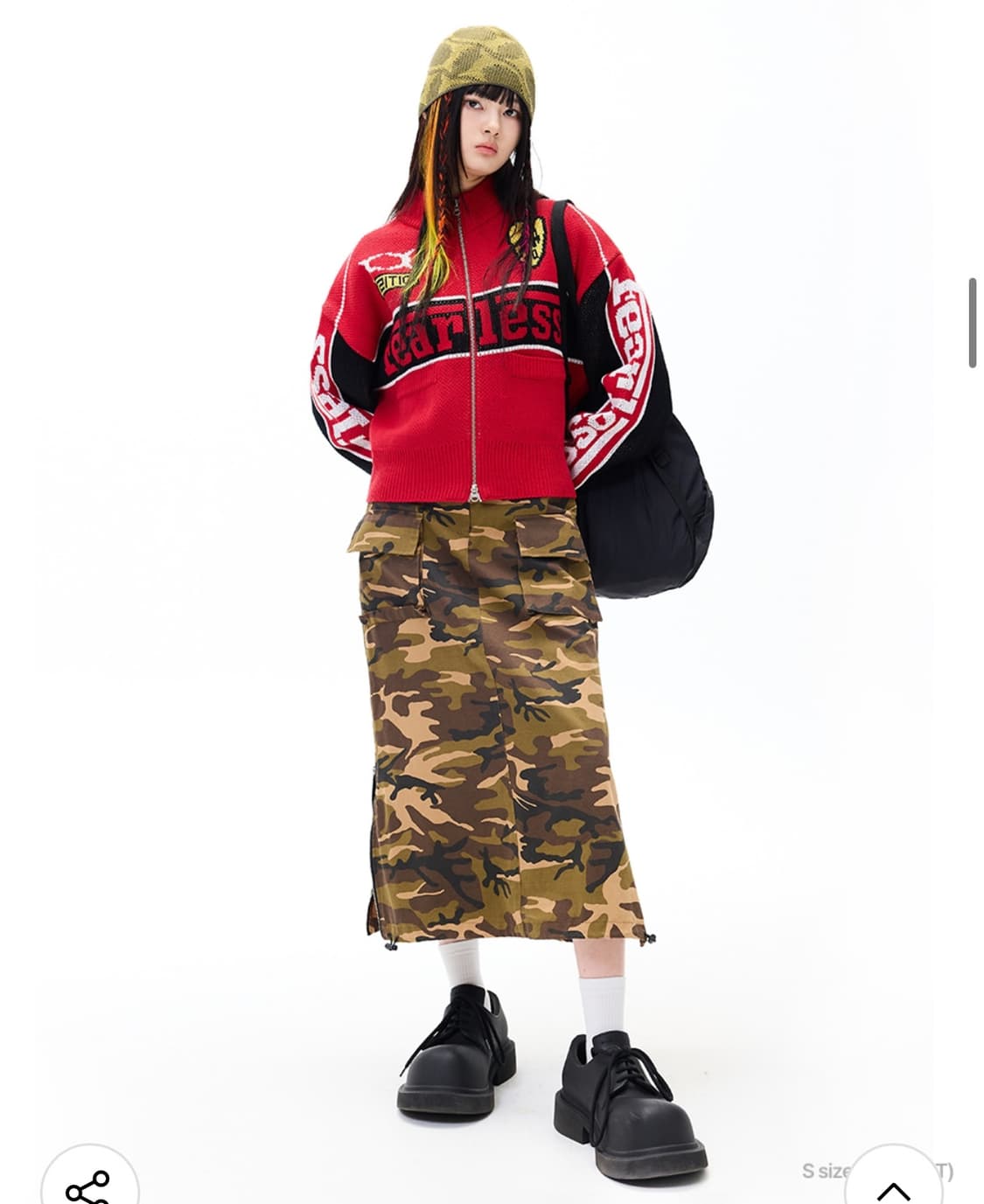 크리틱 레이싱 집업 니트 S 상품이미지3