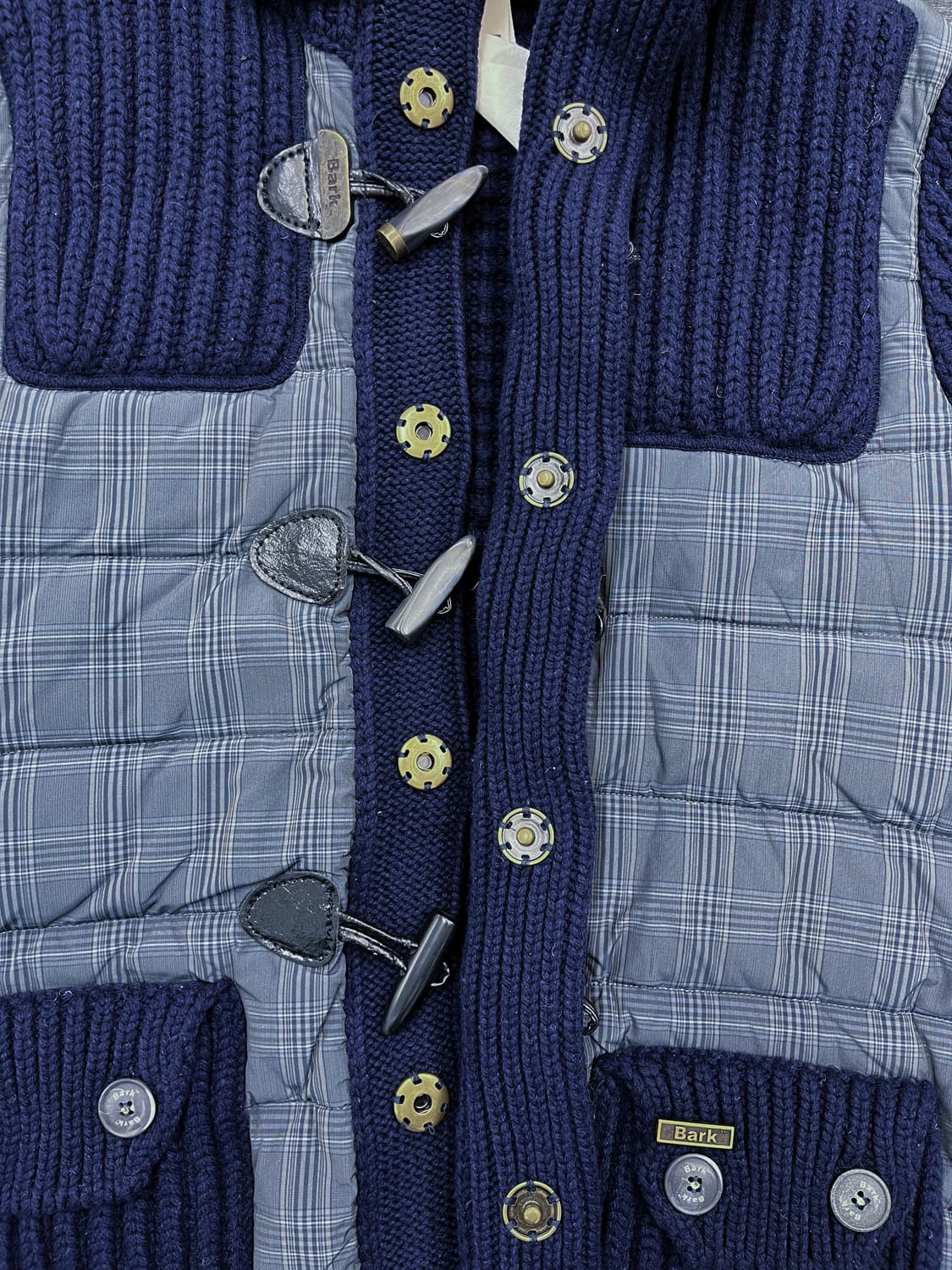 바크 이태리 패디드 니트 더플 후드 코트 상품이미지7