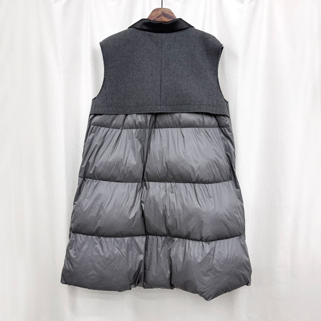 사카이 패디드 패널 레이어드 더블 베스트 코트 상품이미지6