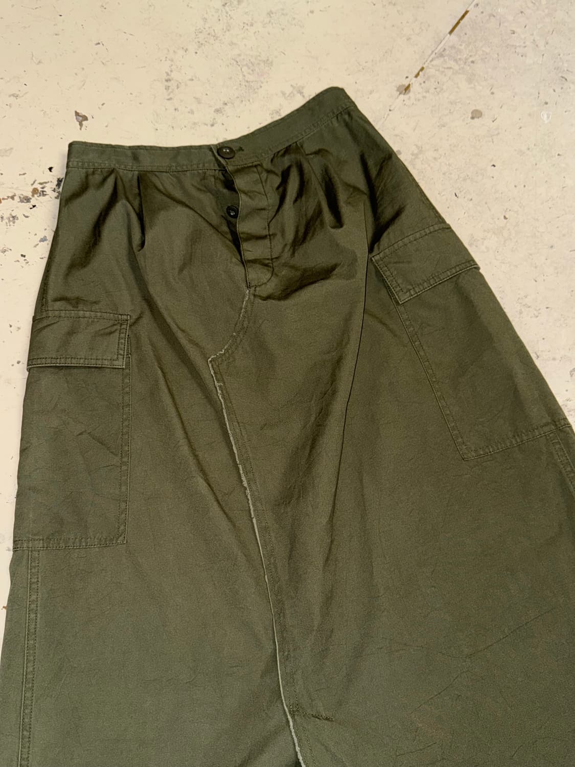 khaki pocket detail long sk 상품이미지7