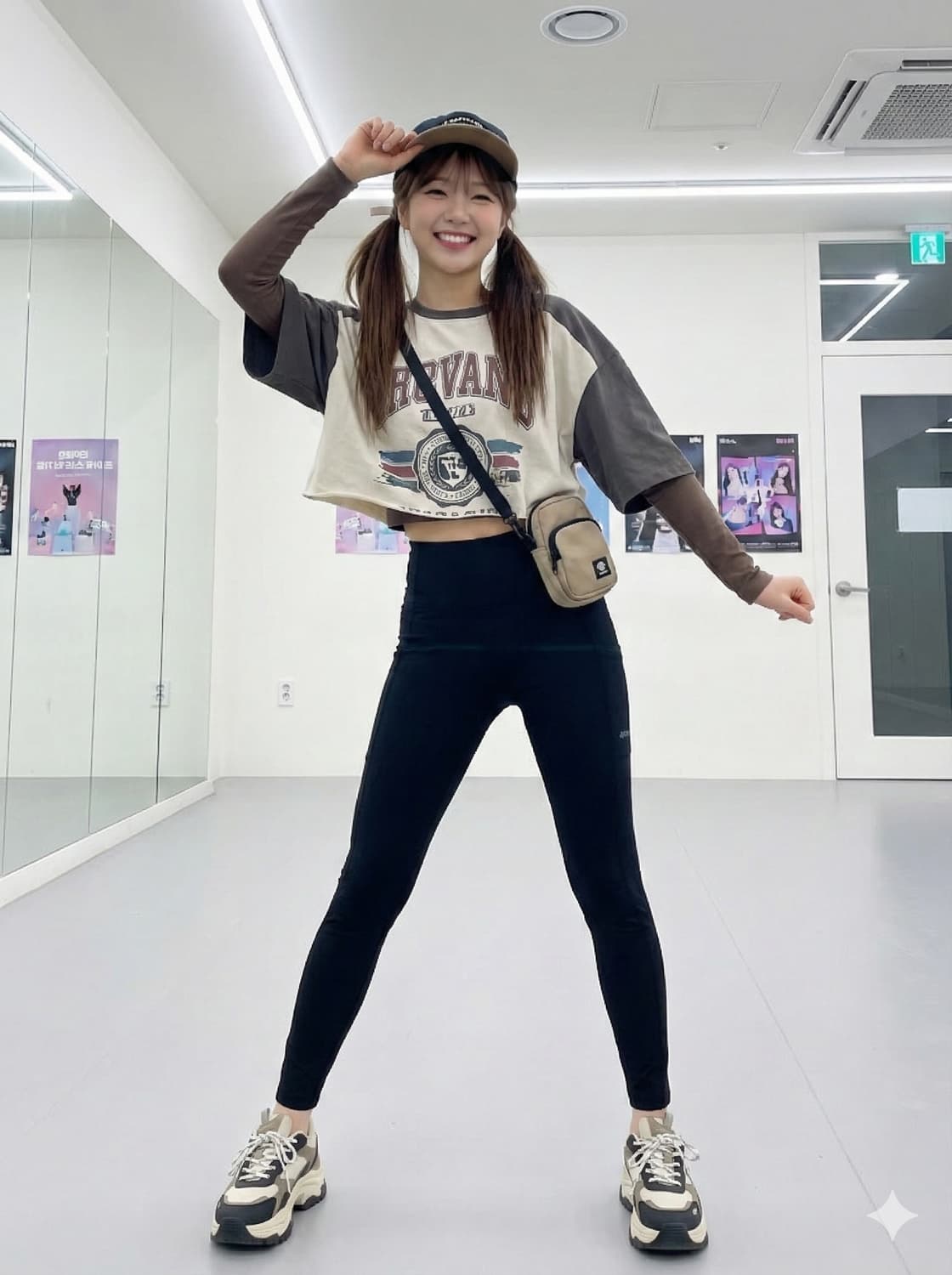 디스커버리 블랙 여성 레깅스_L 상품이미지1