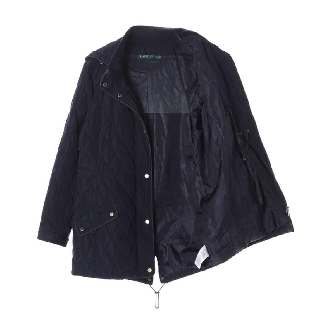 로렌 랄프로렌 네이비 다이아 퀼팅 후드 자켓 상품이미지2