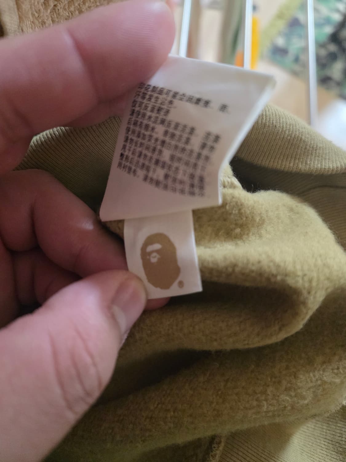 [S]베이프 안티소셜클럽 ABC그린카모 가타카나 로고 후드티 상품이미지10