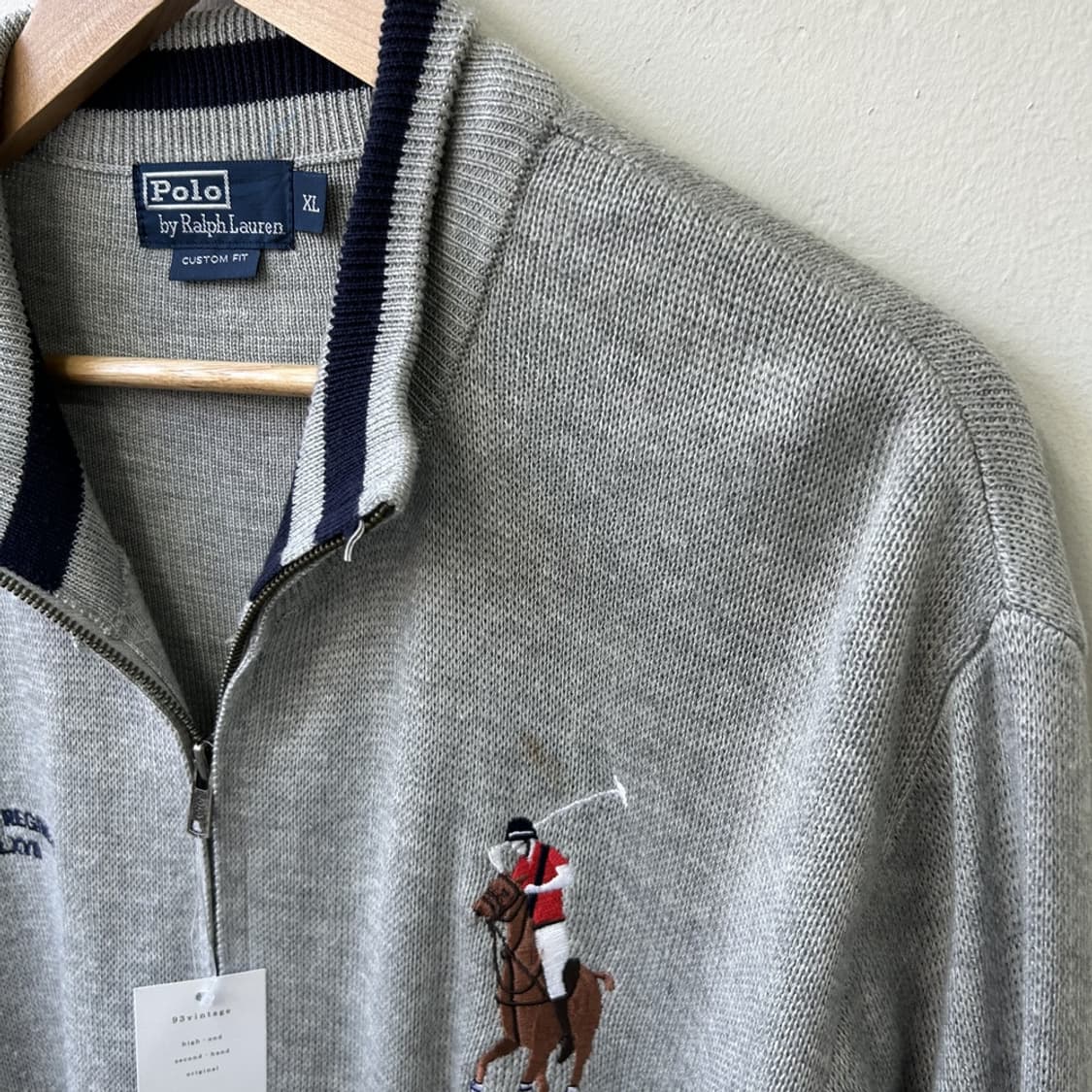 15570 - 폴로 랄프로렌 빅로고 니트 집업 상품이미지4