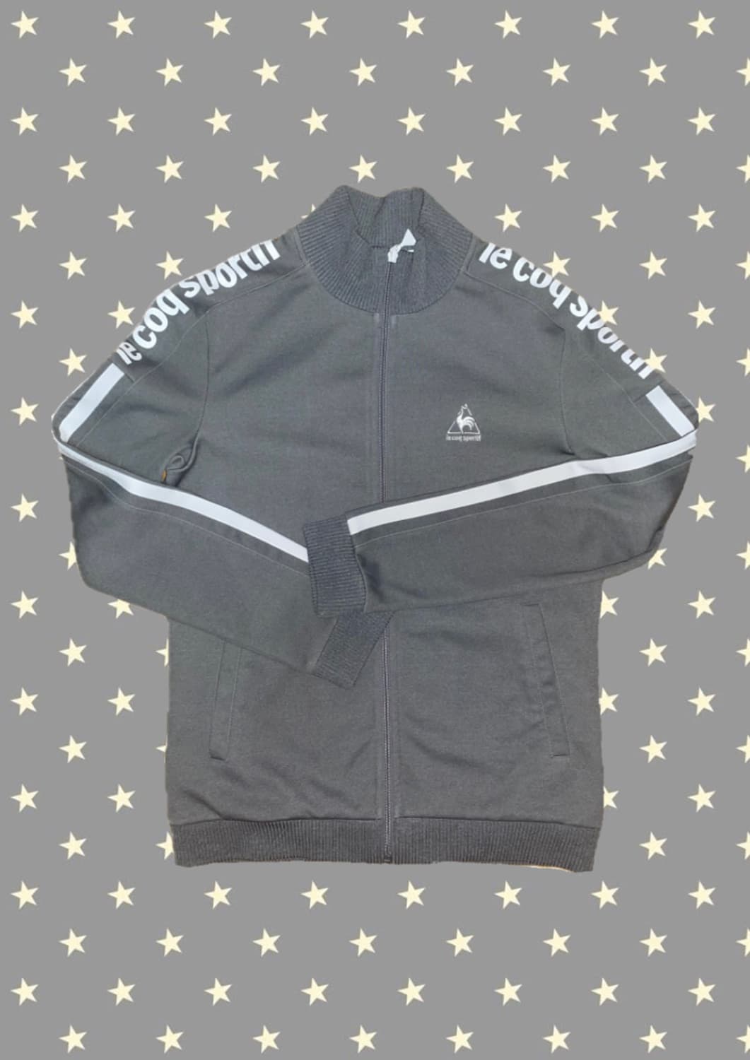 르꼬끄 기모 시그니처 트랙탑 저지 그레이 져지 상품이미지1