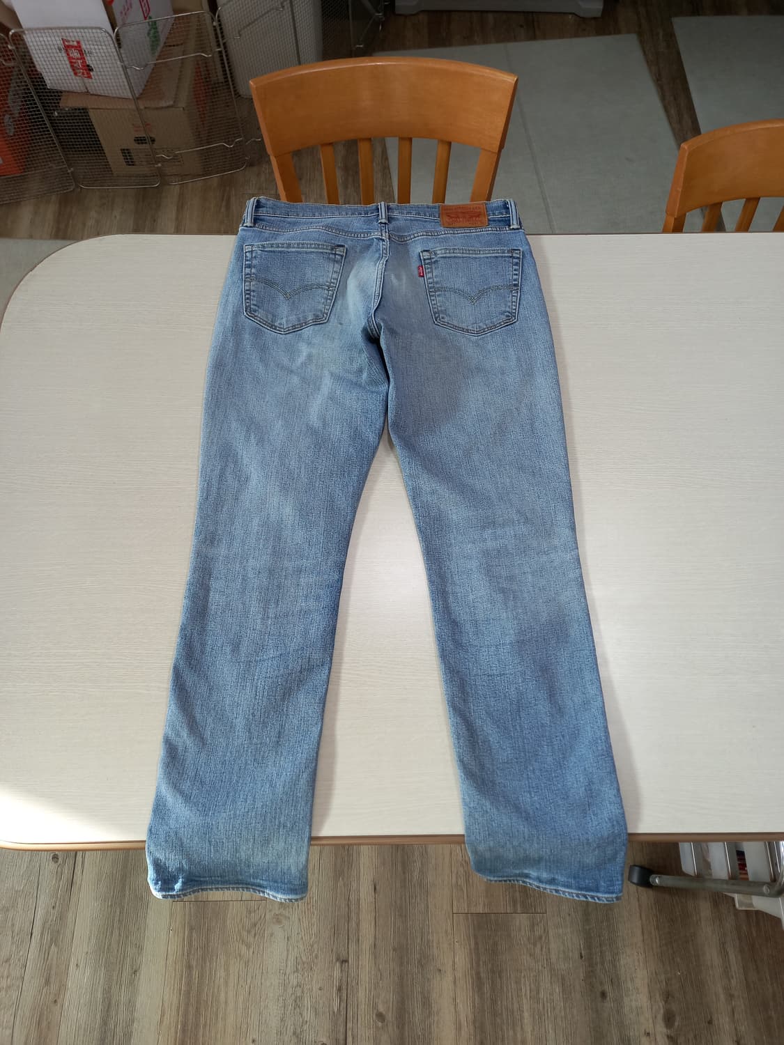 34 리바이스511 약기모 워싱 스판 슬림일자진 34-553 상품이미지2