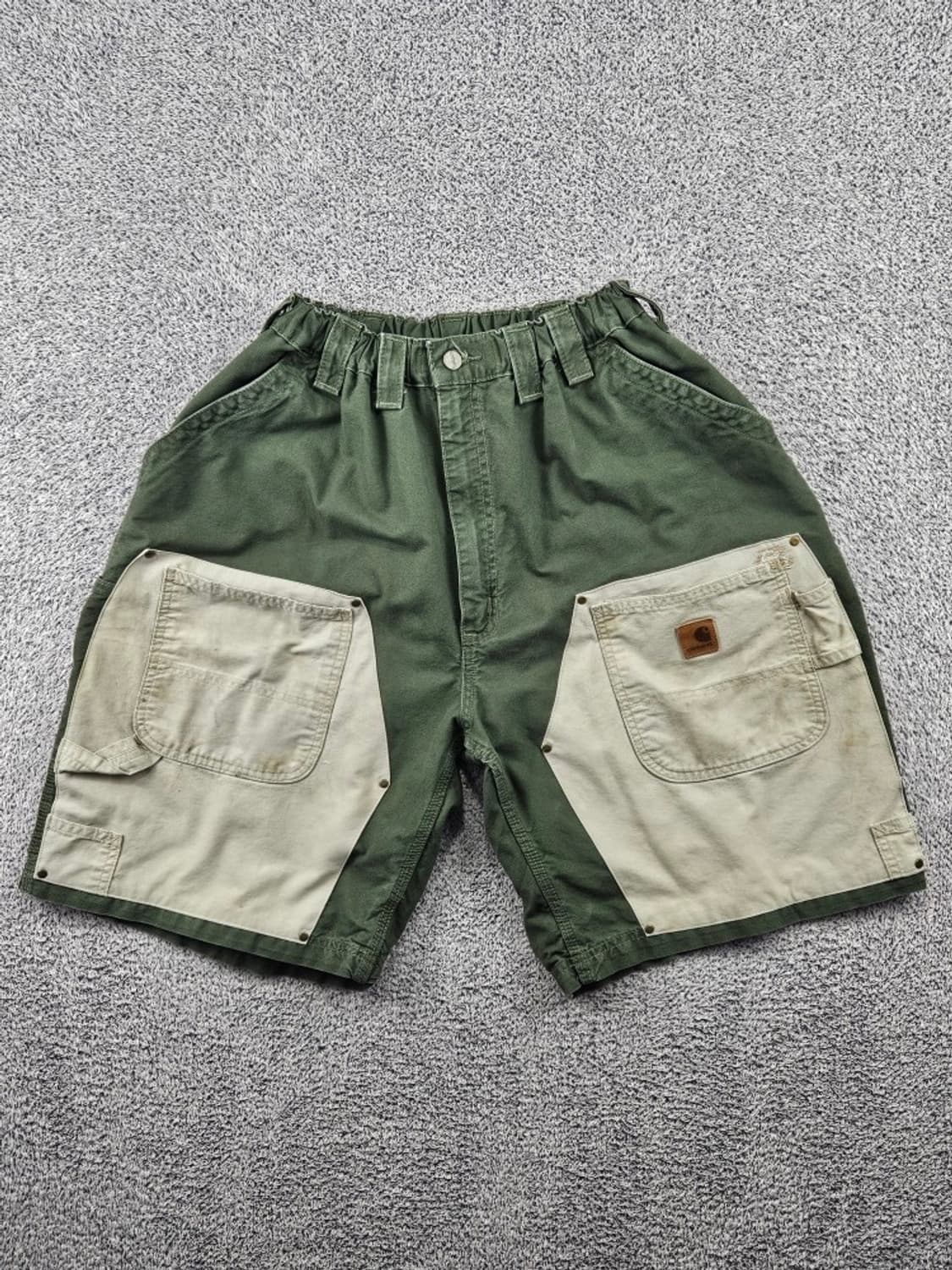 칼하트 밴딩 더블니 커스텀 워크 카펜터 반바지 ( 44" )/ 11493 상품이미지3