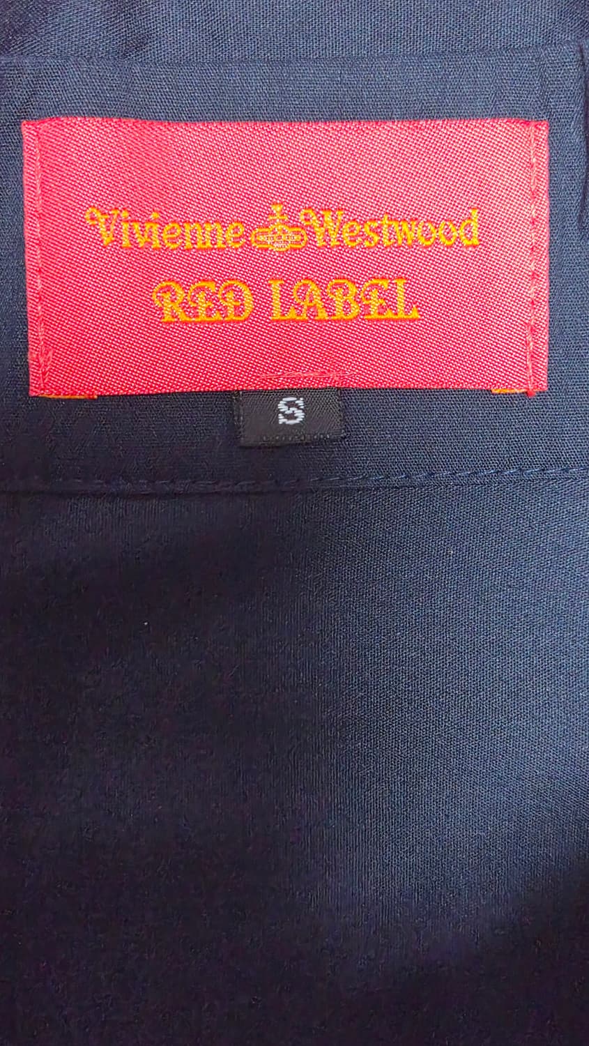 [스탭인터내셔널 정품] 비비안 웨스트우드 레드라벨 셔츠 원피스 블랙 S 상품이미지4