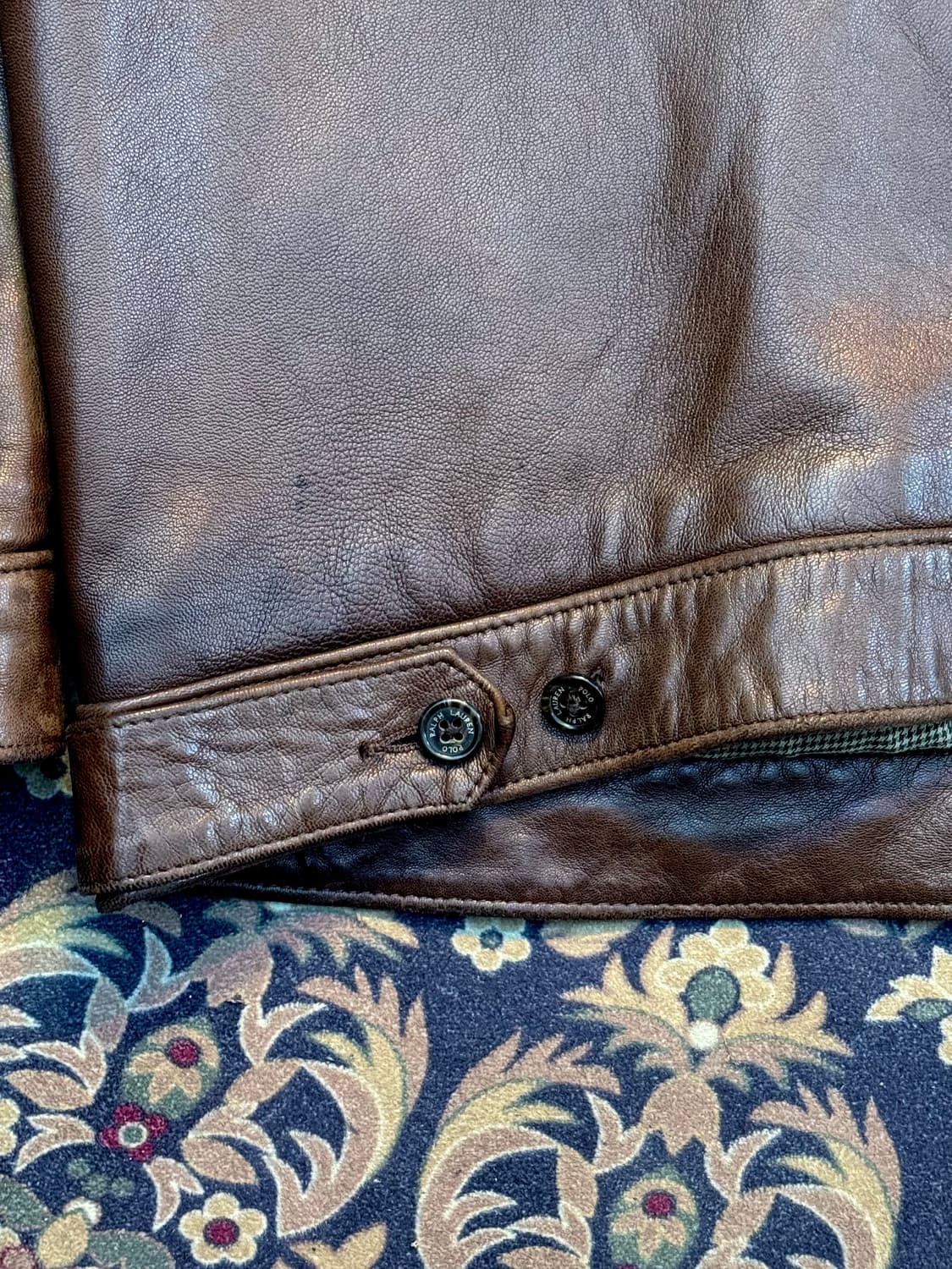 90s 폴로 맥스웰 레더자켓 상품이미지6