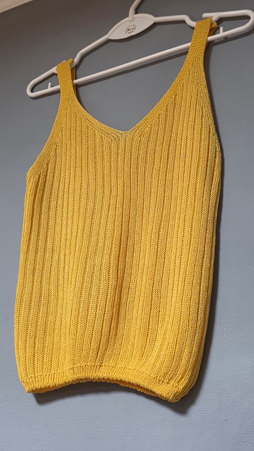 빈티지 니트 슬리브리스 상품이미지2