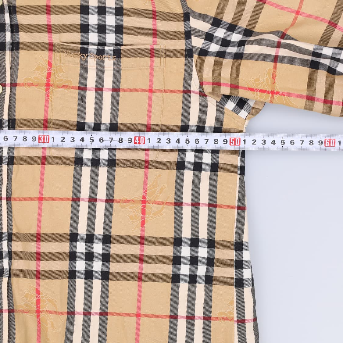 가슴단면50 노바체크셔츠 0224H1 상품이미지4