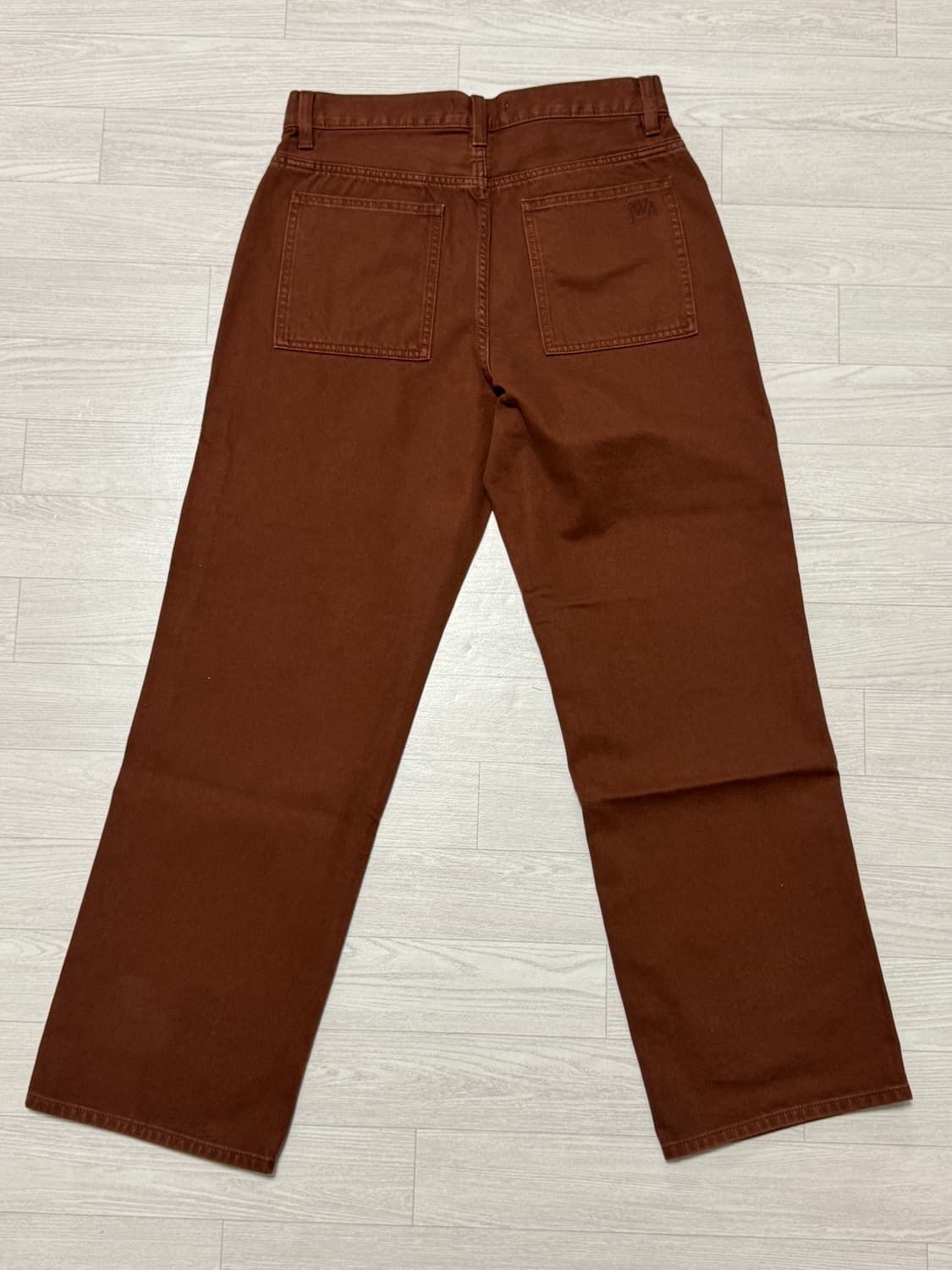 유니클로 JW앤더슨 스트레이트진 다크오렌지 30 상품이미지5