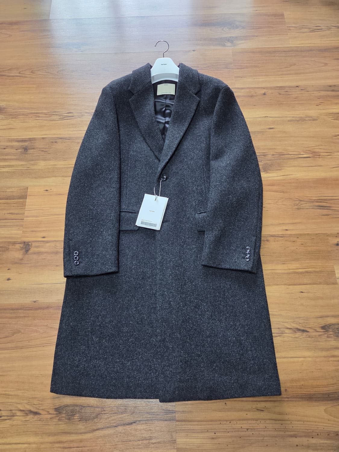 [2]포터리 셔틀랜드울 싱글코트 새상품 상품이미지2