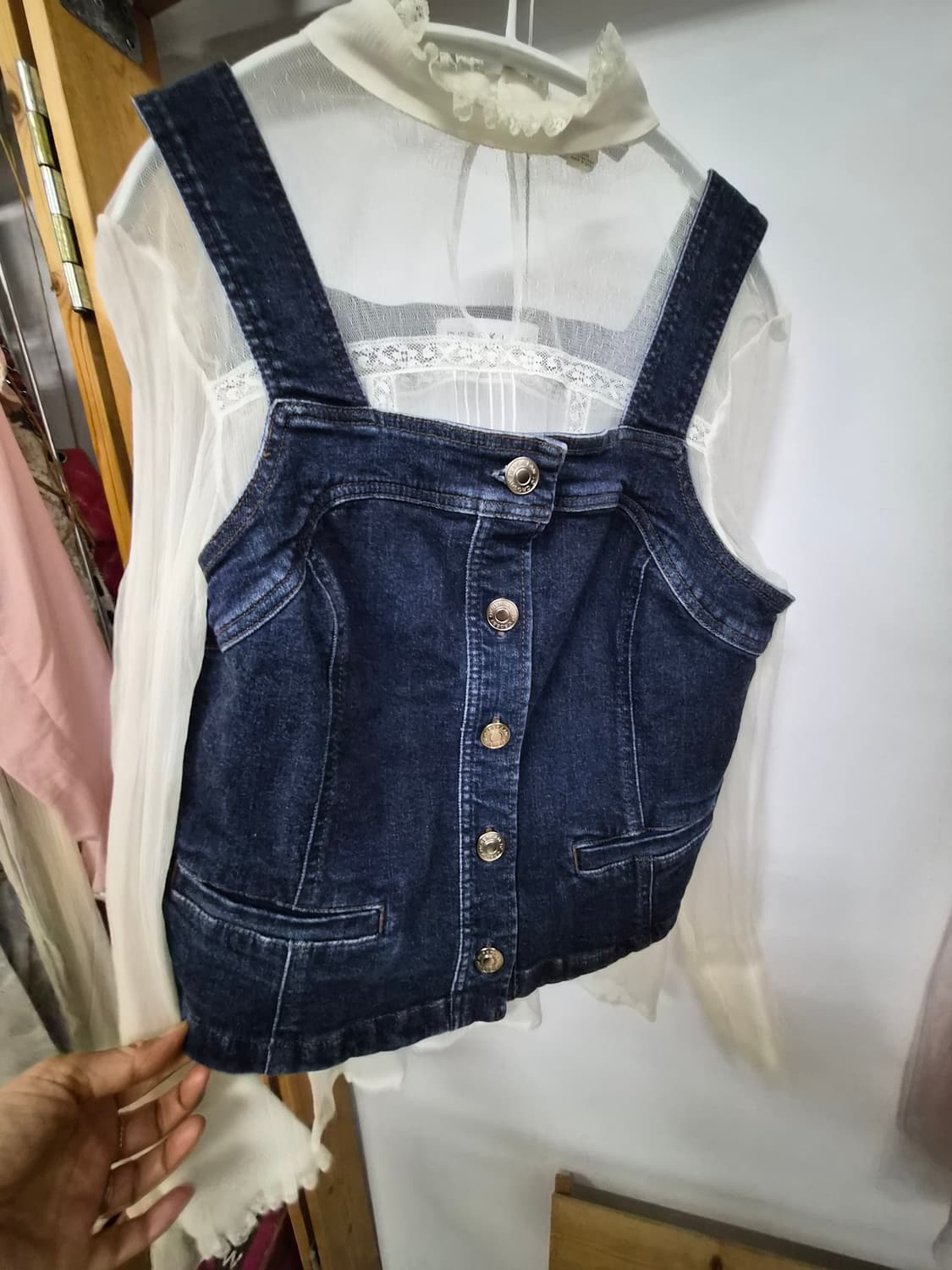 데렉램 10 크로스비 시그니처 데님 뷔스티에 상품이미지3