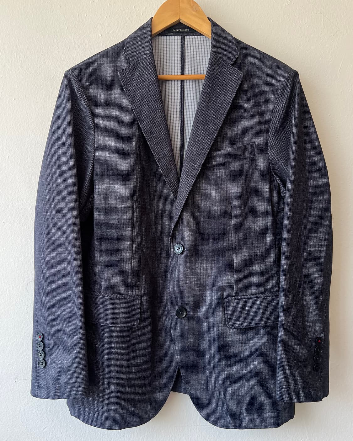 헨리코튼 남성 보카시네이비 간절기자켓 상품이미지1