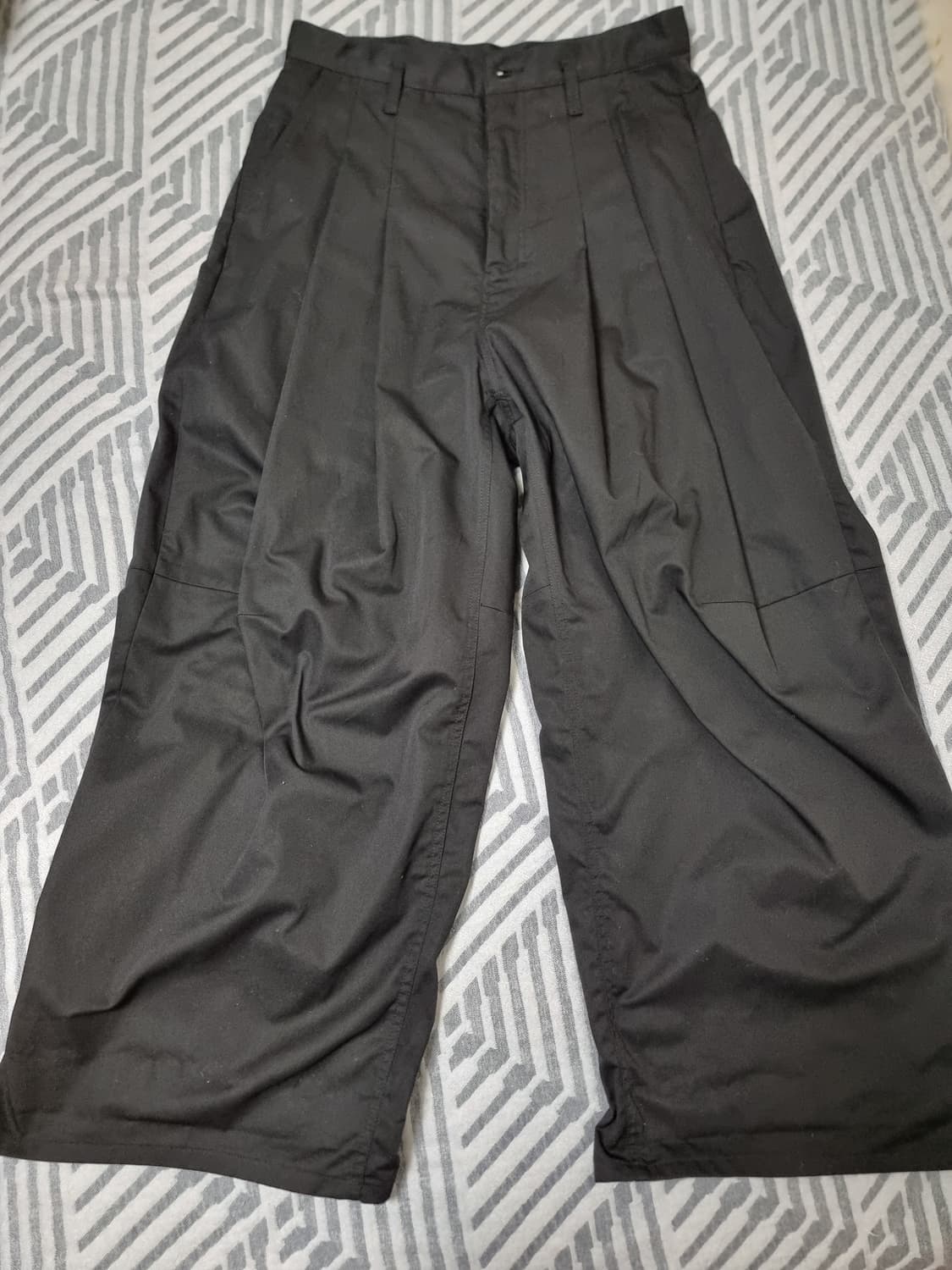 24ss 신야코즈카 하이 배기팬츠 L size 블랙 상품이미지1